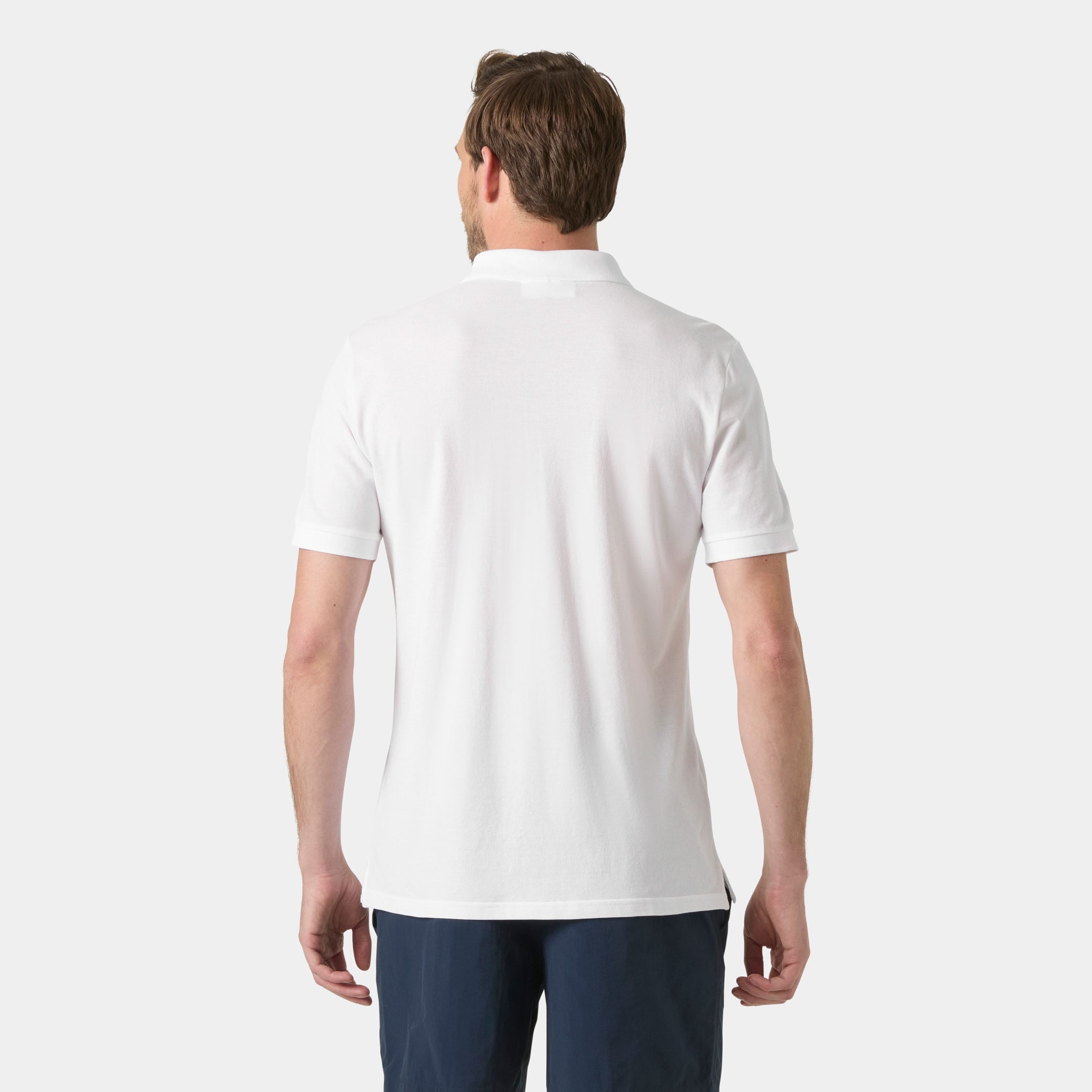 Men's Messina Graphic Fitted Polo - 002 WHITE