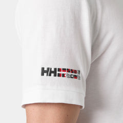 Men's Messina Graphic Fitted Polo - 002 WHITE