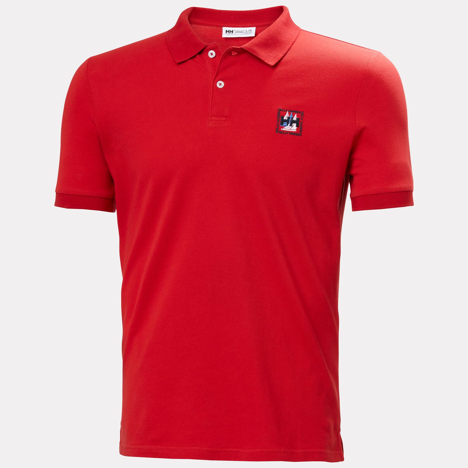 Men's Messina Graphic Fitted Polo - 162 RED