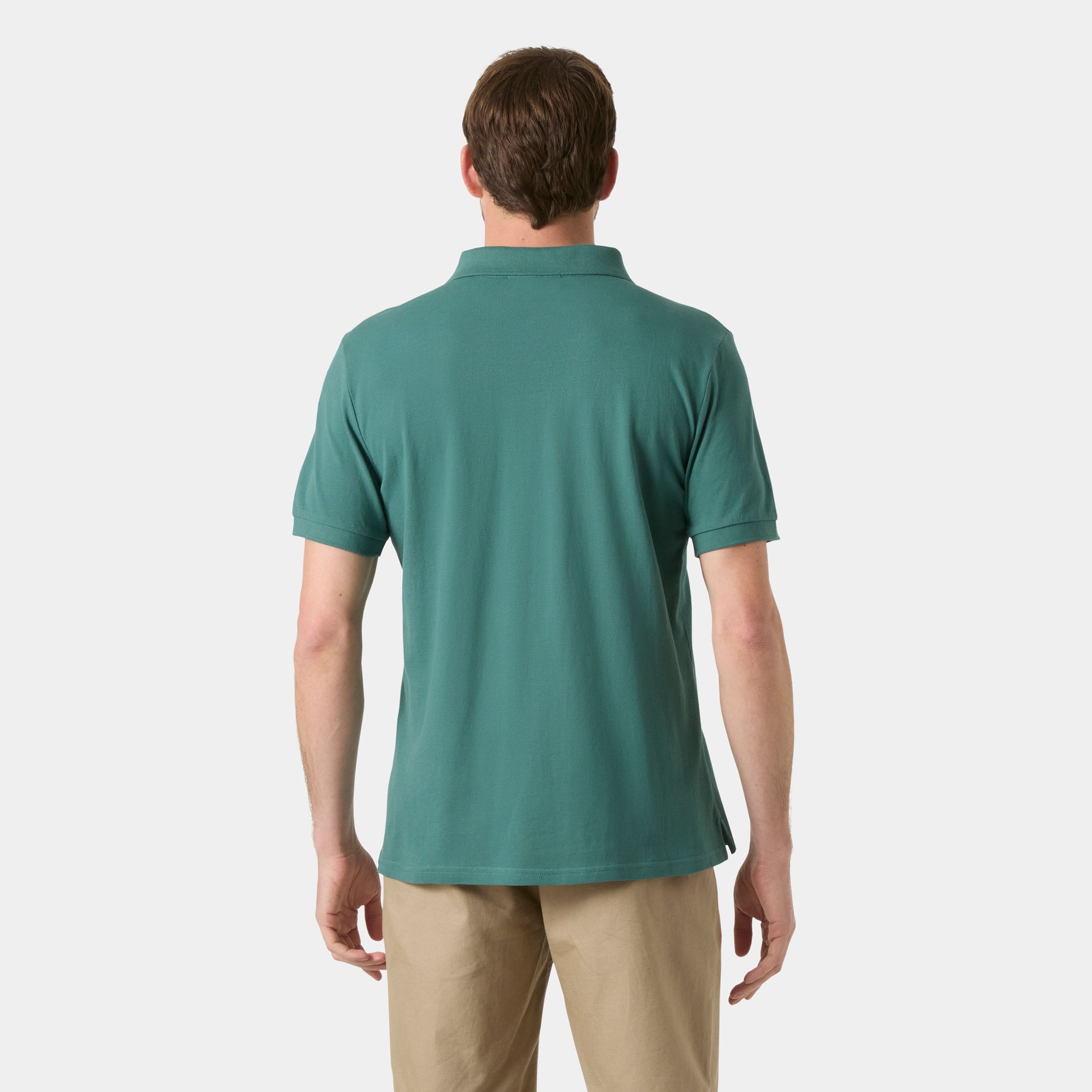 Men's Messina Graphic Fitted Polo - 494 OPAL GREEN