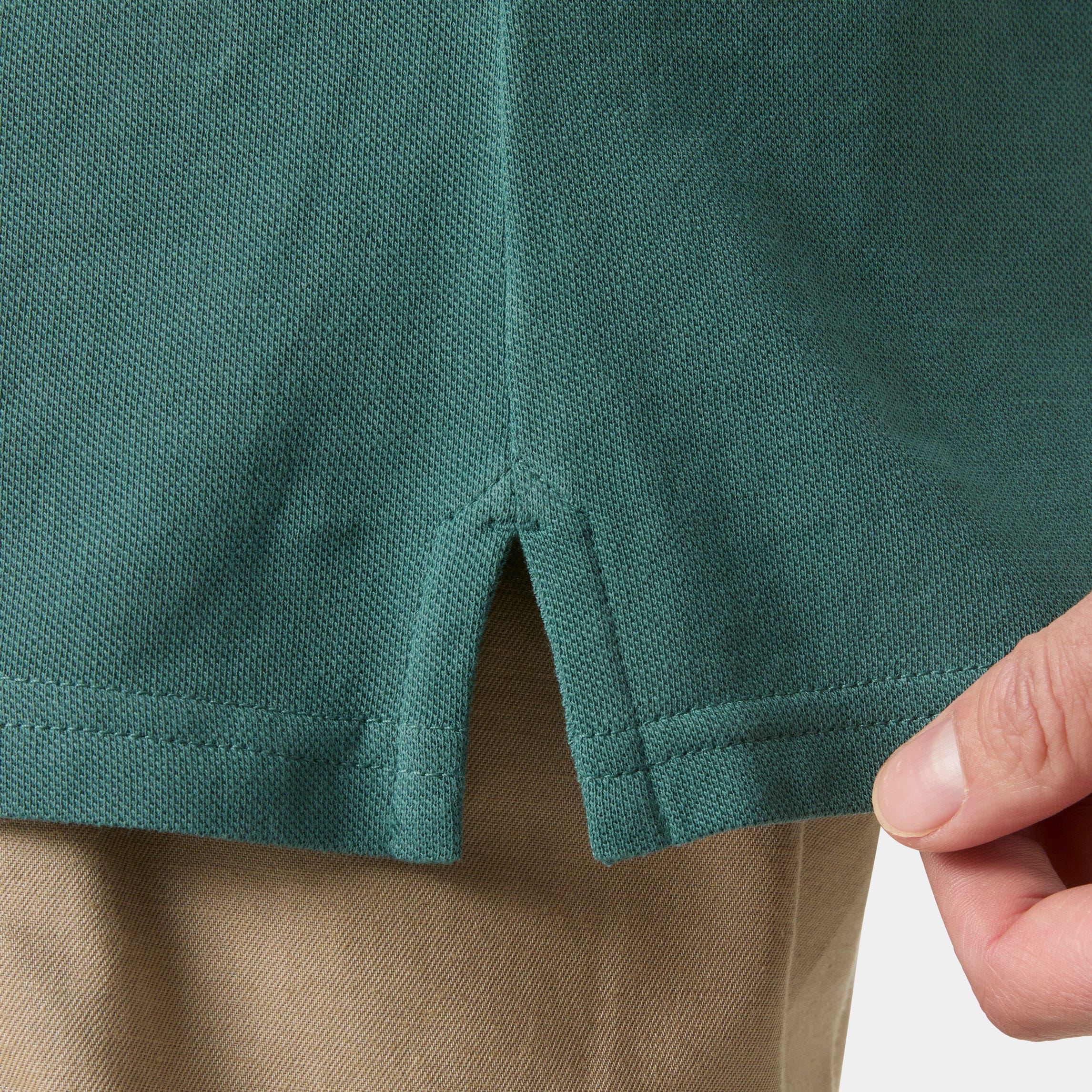 Men's Messina Graphic Fitted Polo - 494 OPAL GREEN