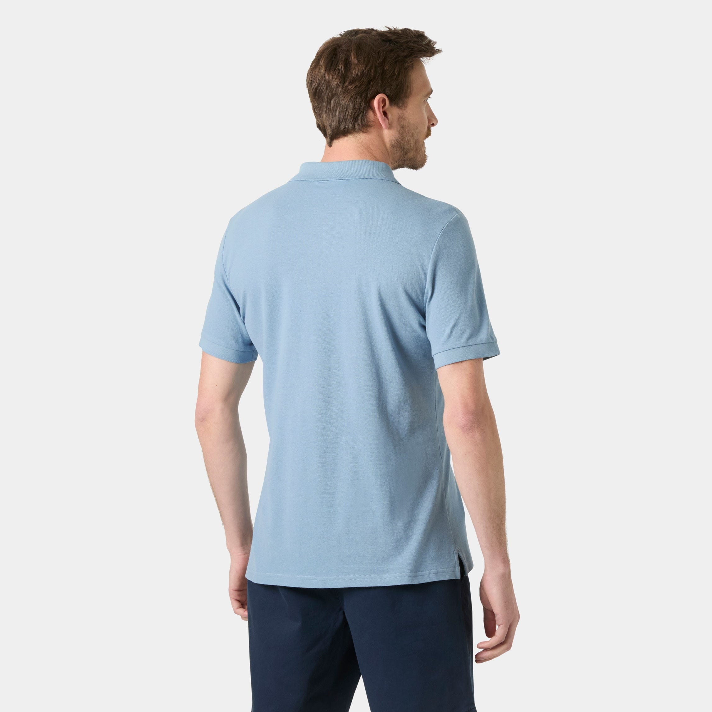 Men's Messina Graphic Fitted Polo - 561 WINDY BLUE