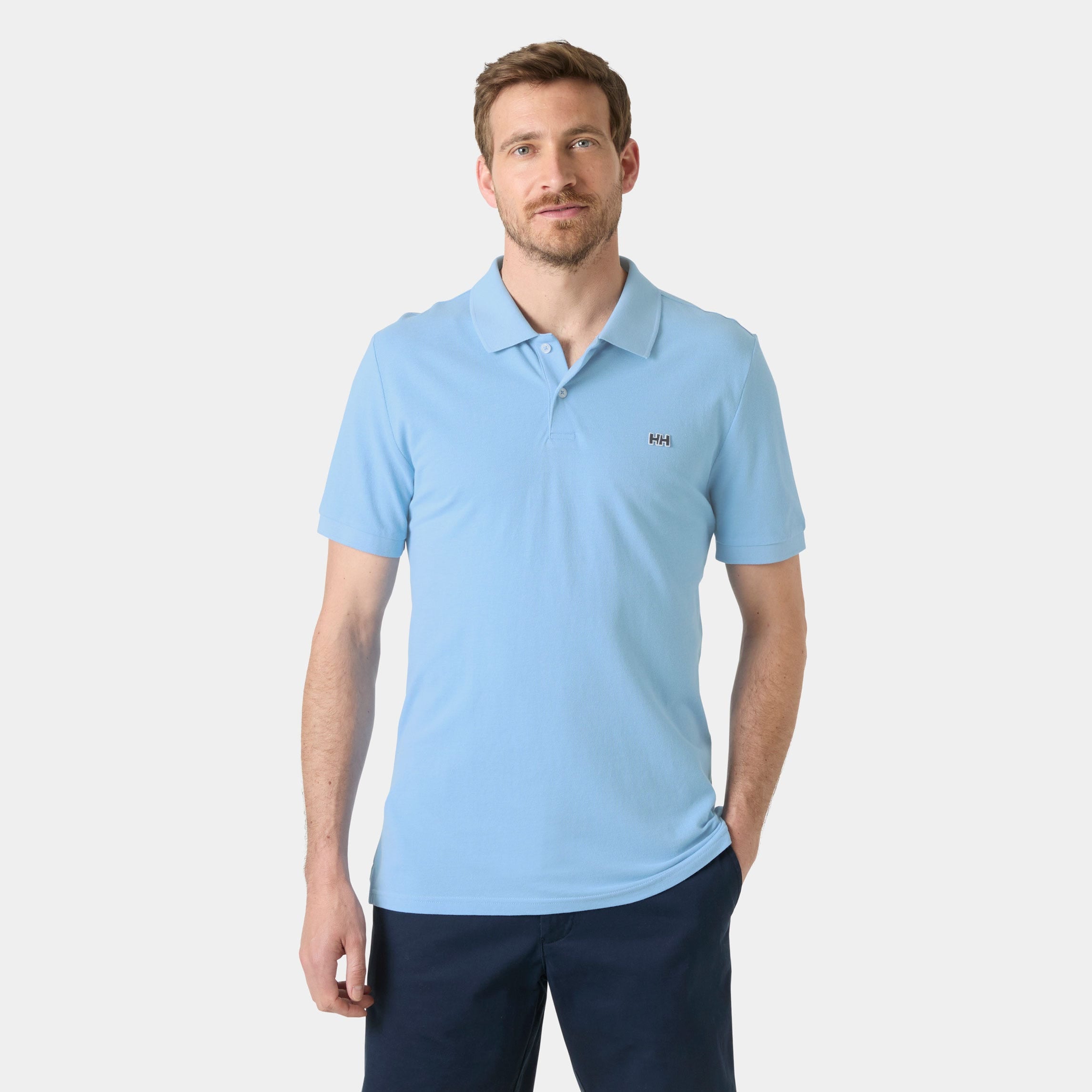 Men's Elba Fitted Polo - 627 BRIGHT BLUE
