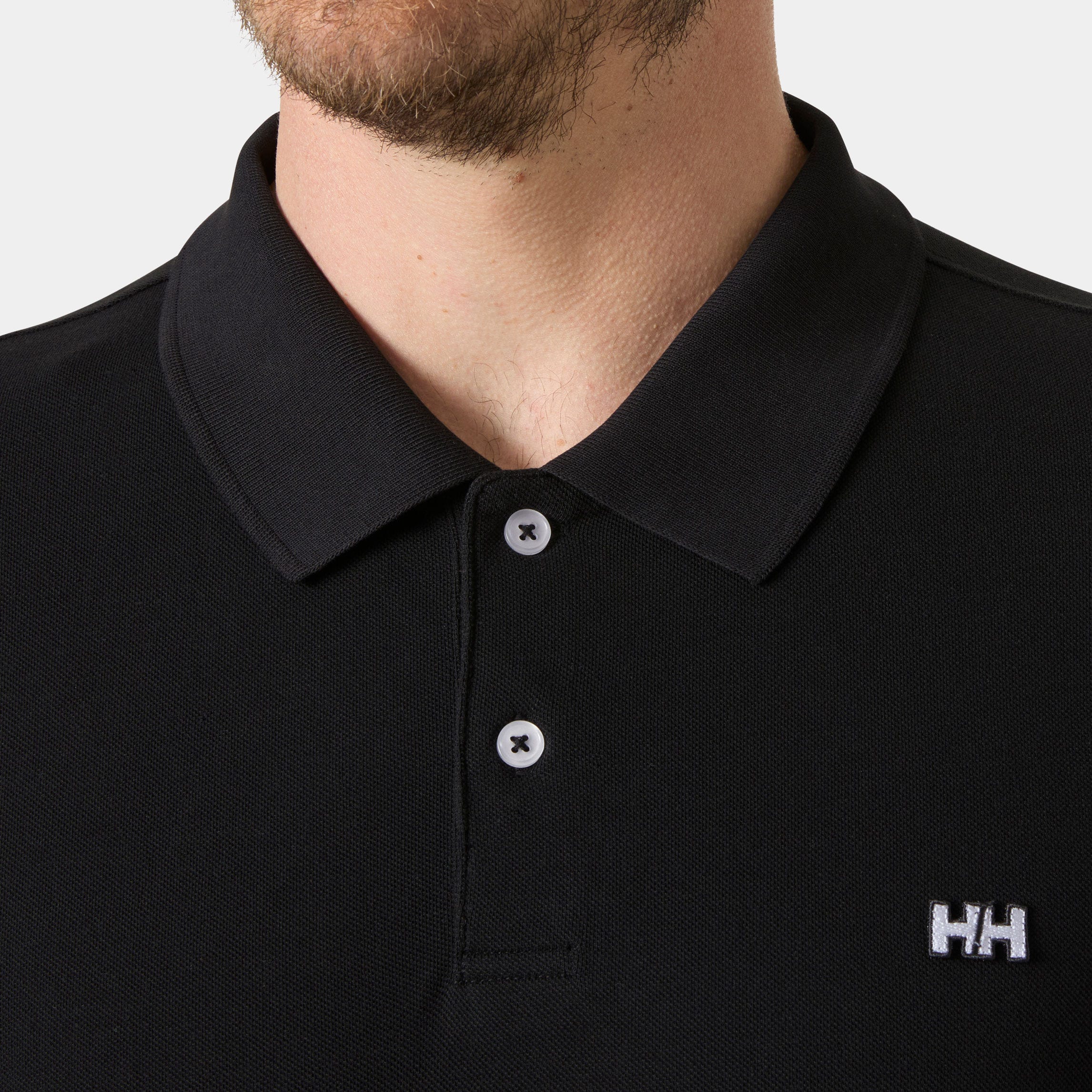 Men's Elba Fitted Polo - 990 BLACK