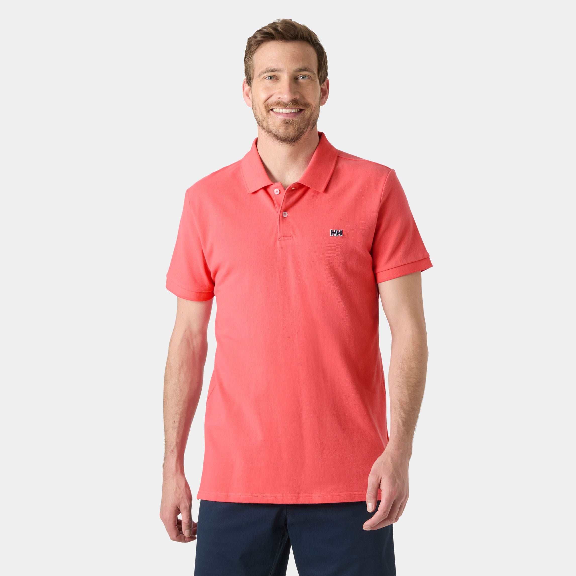 Men's Hudson Polo - 098 NANTUCKET RED
