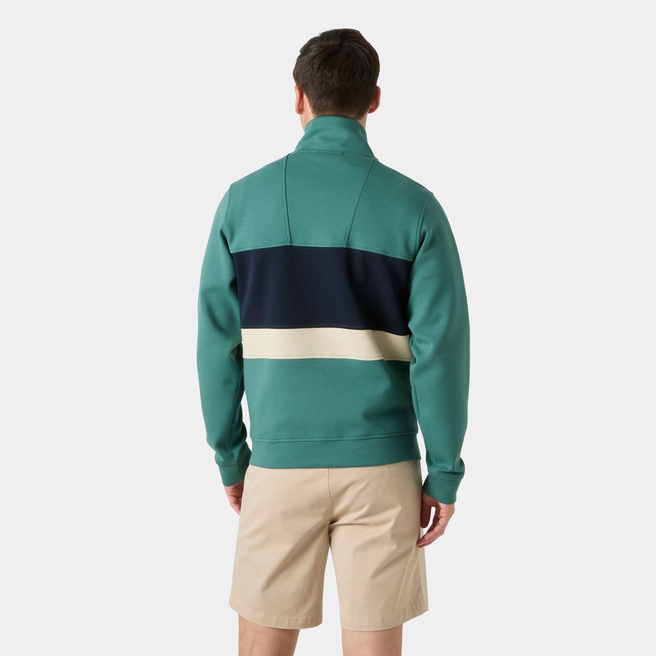 Men's Koster Sweat Jacket - 494 OPAL GREEN
