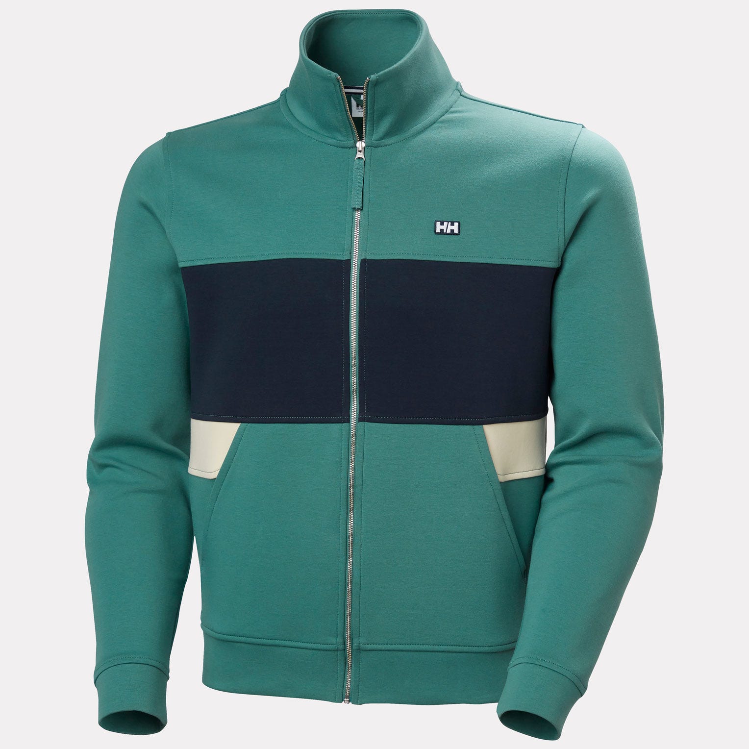 Men's Koster Sweat Jacket - 494 OPAL GREEN