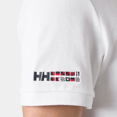 Men's Toulon Graphic Polo - 002 WHITE