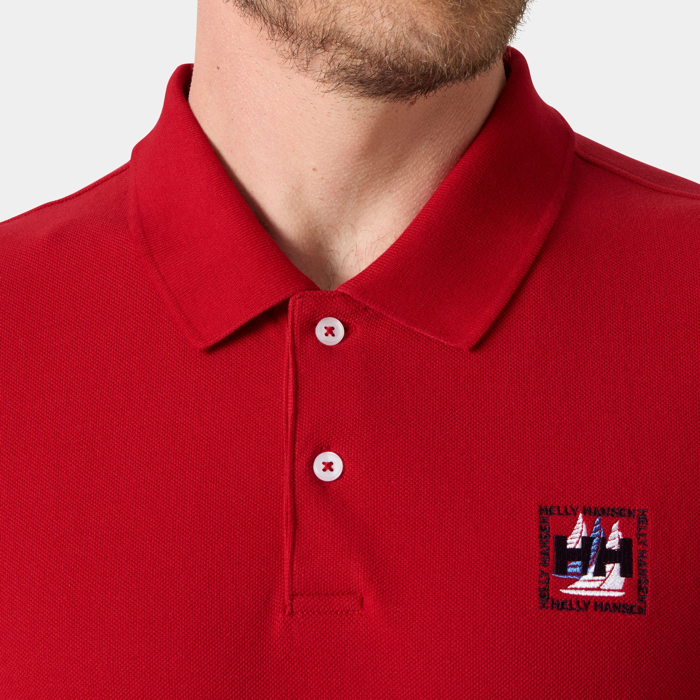 Men's Toulon Graphic Polo - 162 RED