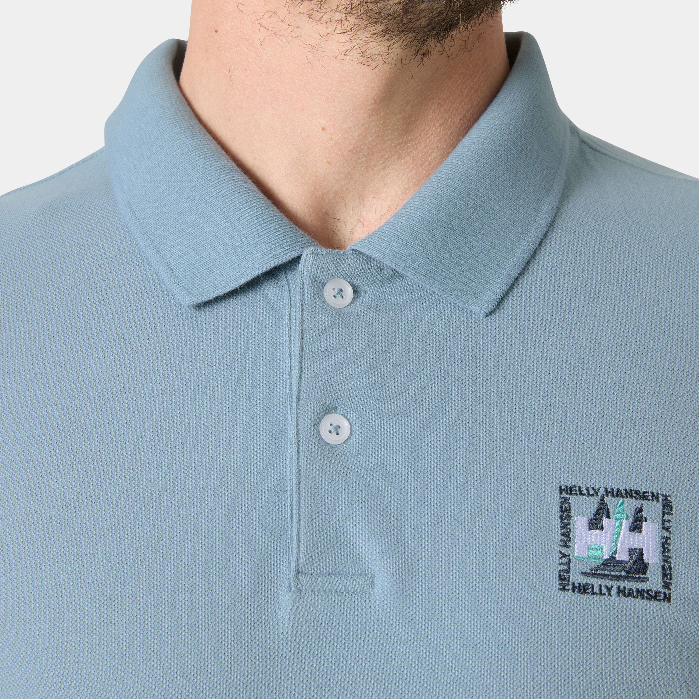 Men's Toulon Graphic Polo - 561 WINDY BLUE