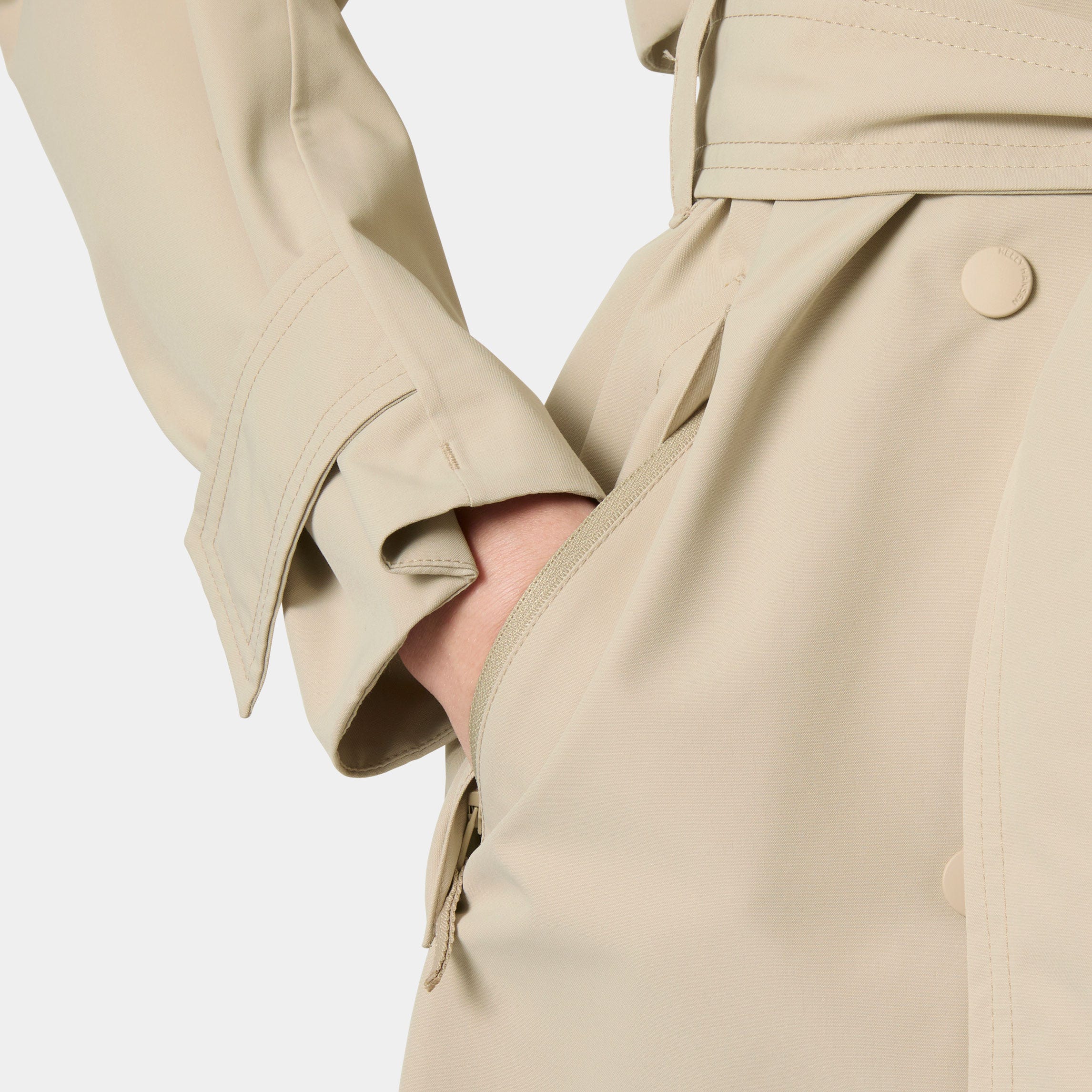 Women's Avenue Trench - 078 HH KHAKI