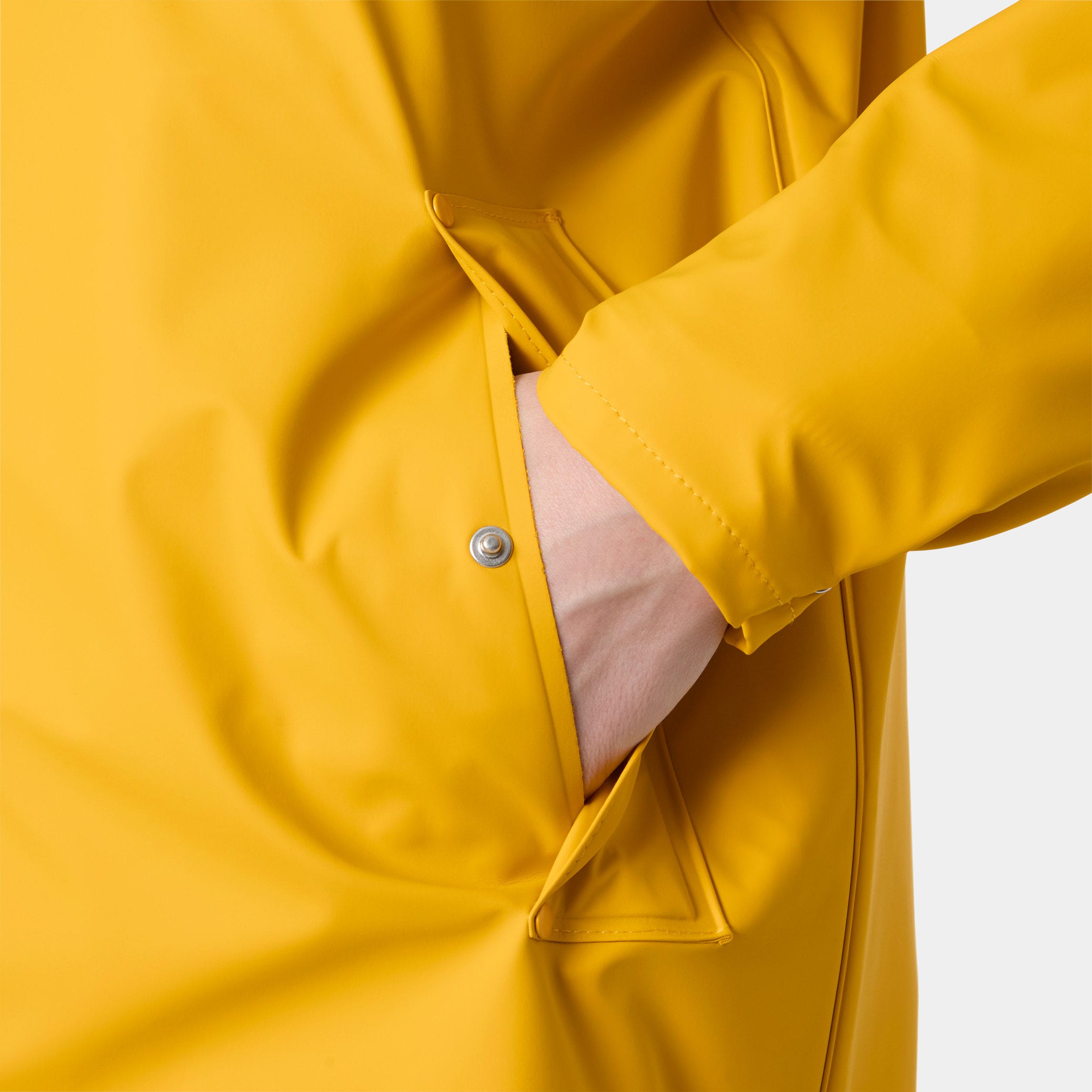 Women's Moss Block PU Raincoat - 344 ESSENTIAL YELLOW