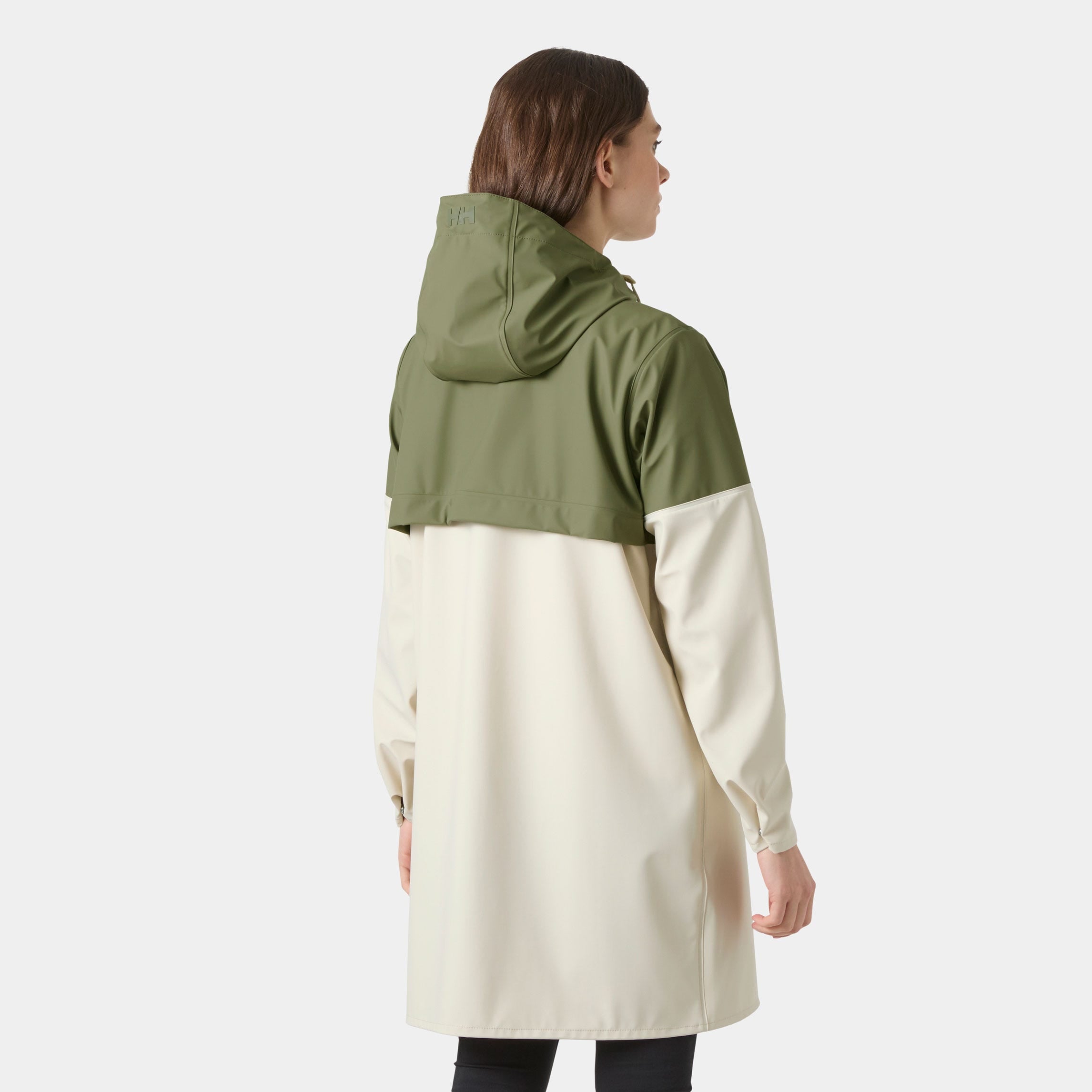 Women's Moss Block PU Raincoat - 421 LAV GREEN