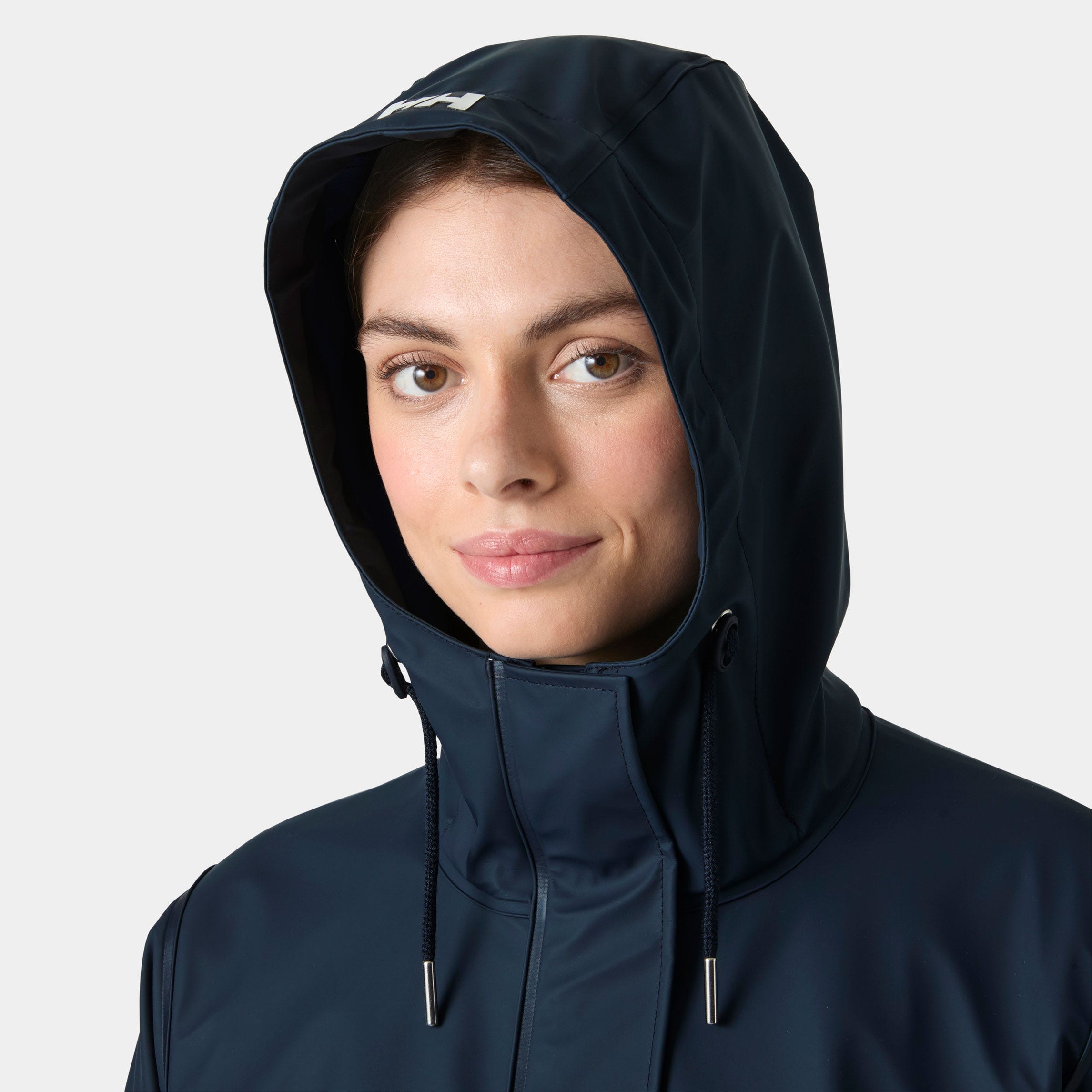 Women's Moss Block PU Raincoat - 597 NAVY