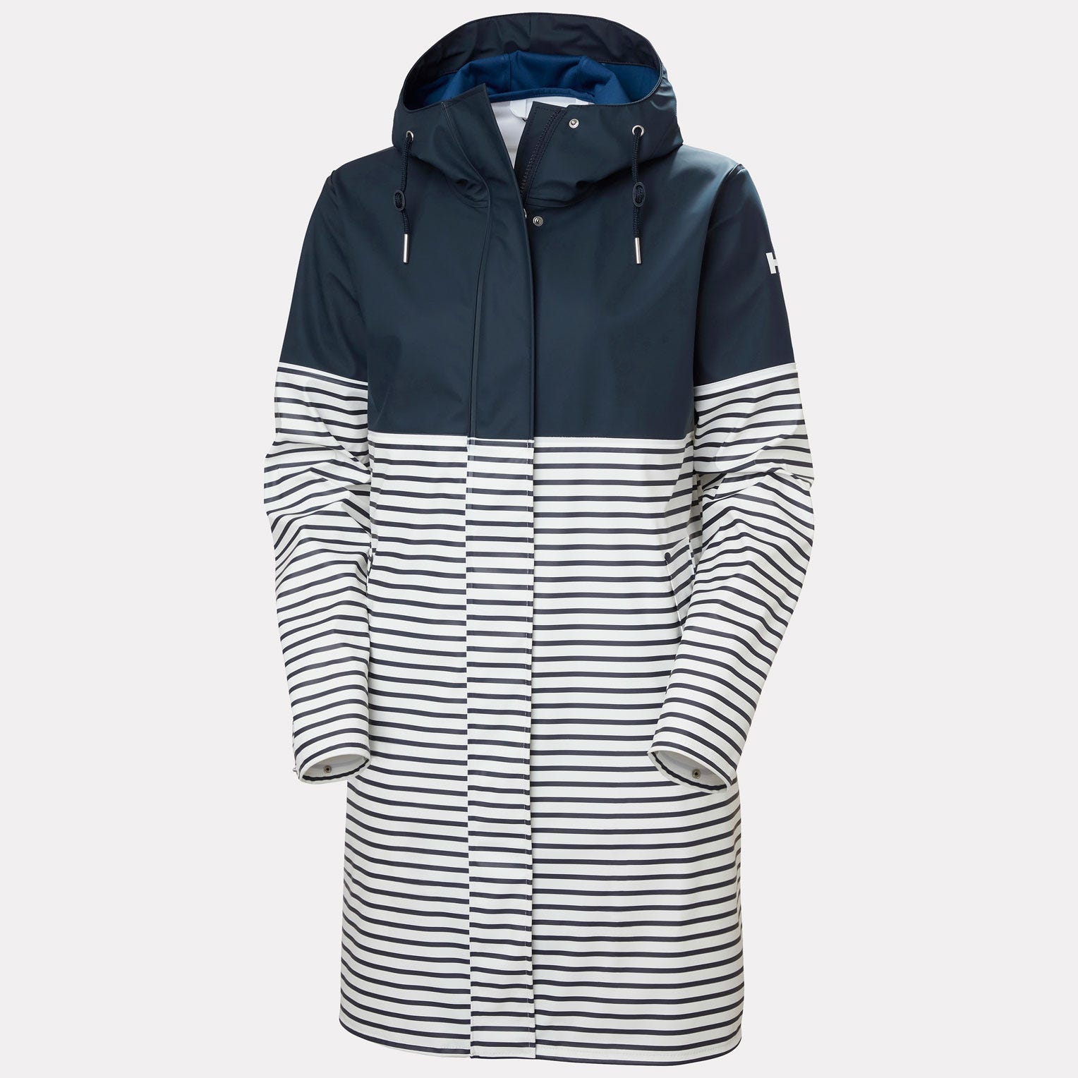 Women's Moss Block PU Raincoat - 597 NAVY