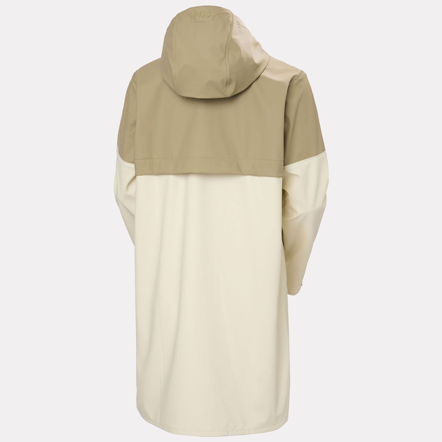 Women's Moss Block PU Raincoat - 757 PEBBLE