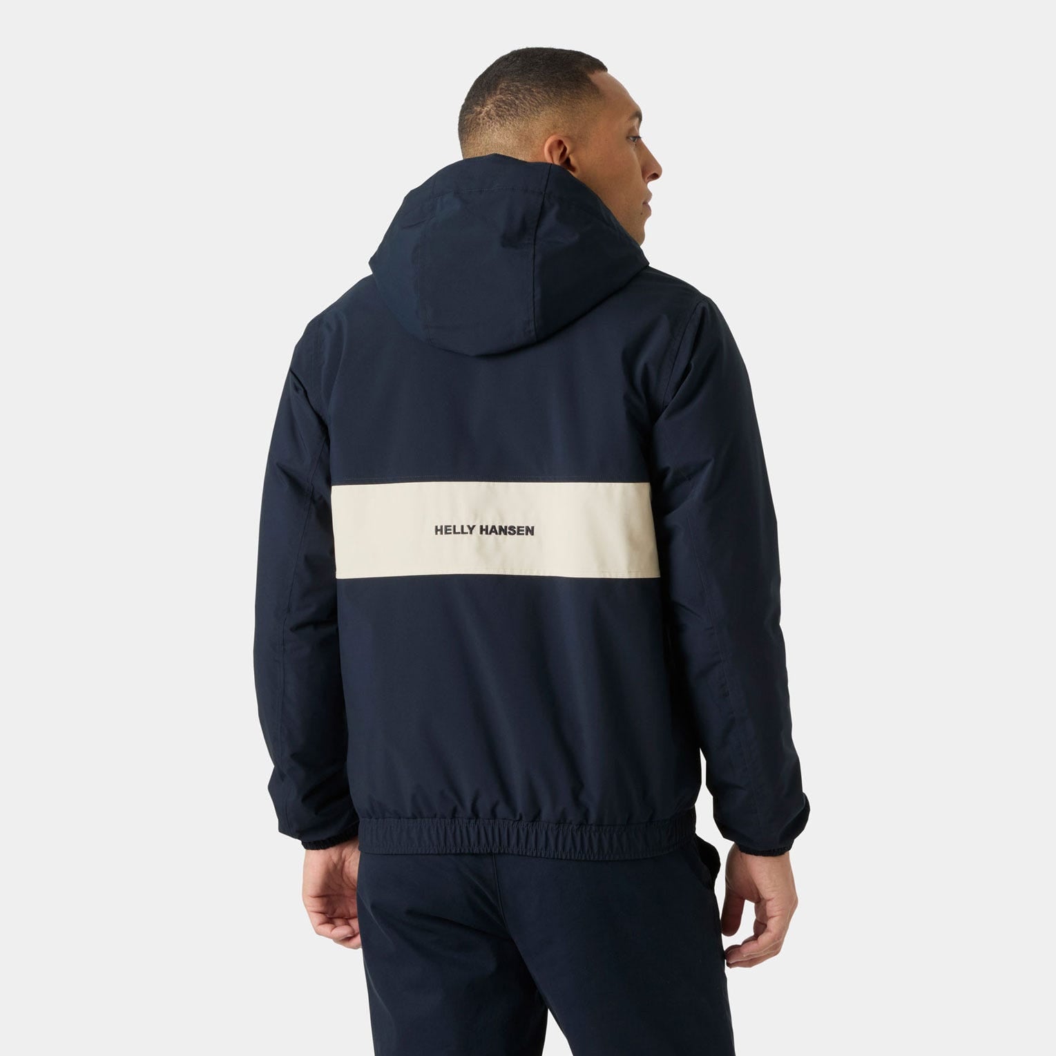 Men’s Smoegen Insulated Rain Jacket - 598 NAVY STRIPE