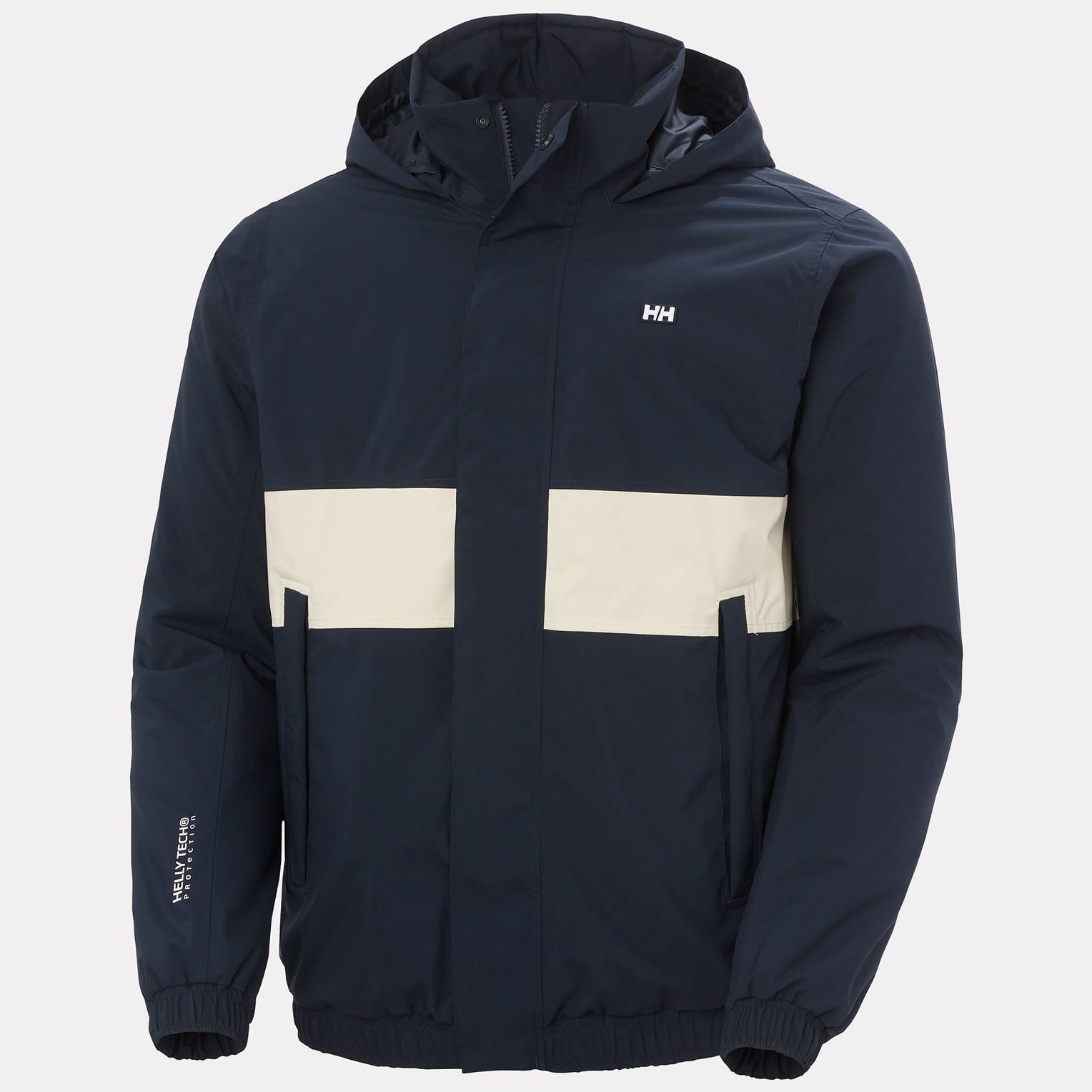 Men’s Smoegen Insulated Rain Jacket - 598 NAVY STRIPE