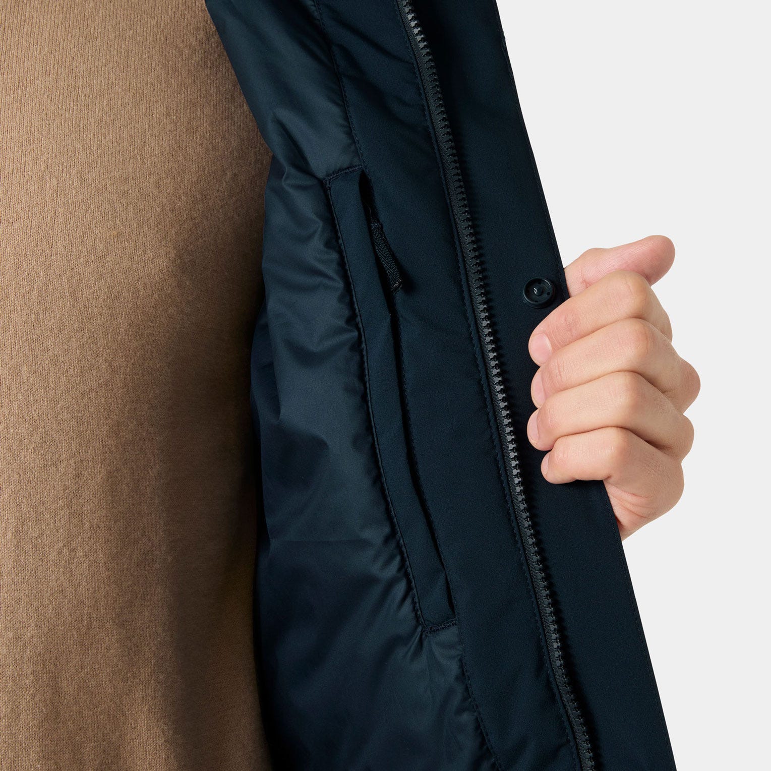 Men's Brussel Insulated Raincoat - 597 NAVY