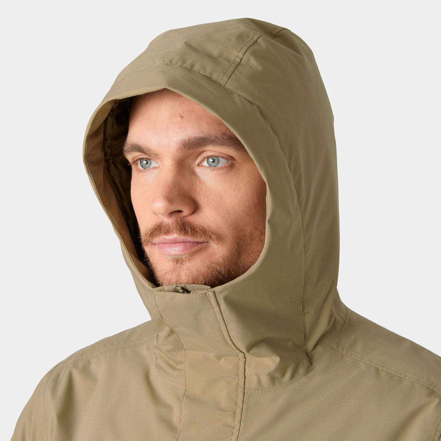 Men's Brussel Insulated Raincoat - 757 PEBBLE