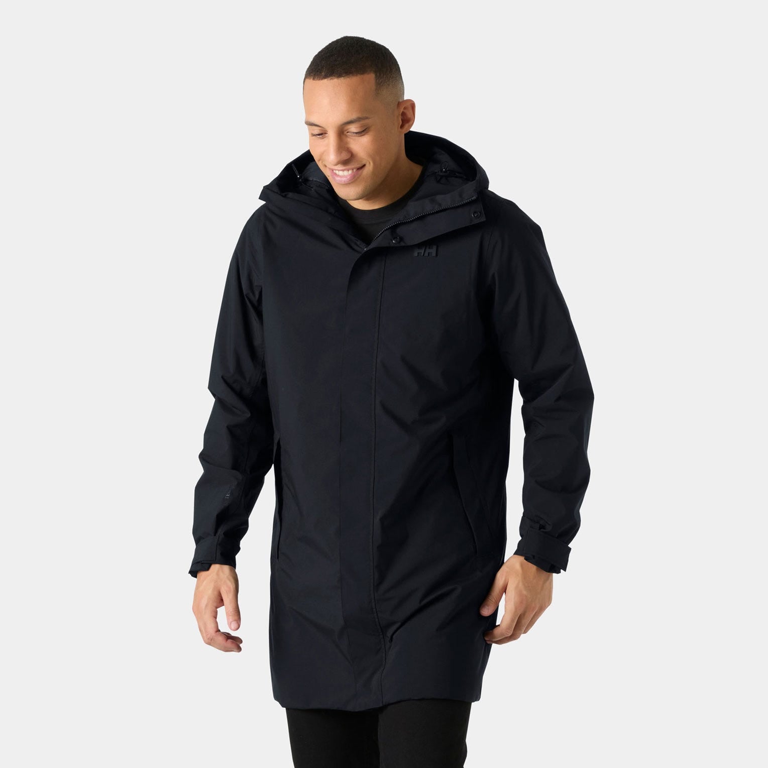 Men's Brussel Insulated Raincoat - 990 BLACK