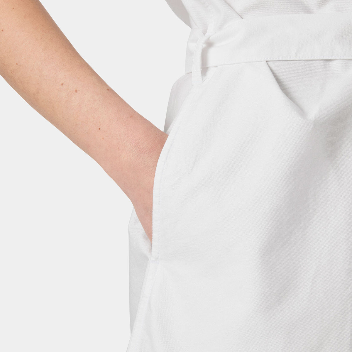 Women's Sorrento Shirt Dress - 001 WHITE