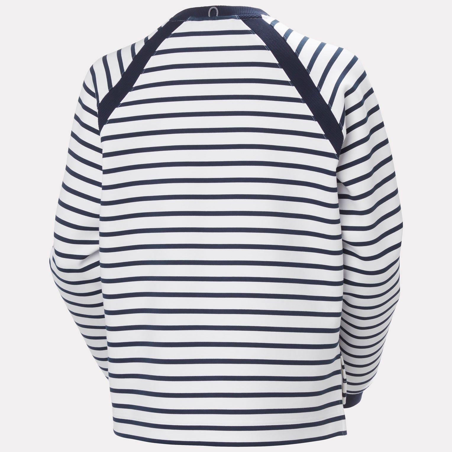 Women's Capri Sweatshirt - 001 WHITE NAVY