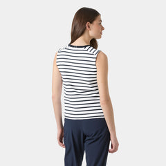 Women's Capri Summer Top - 001 WHITE NAVY