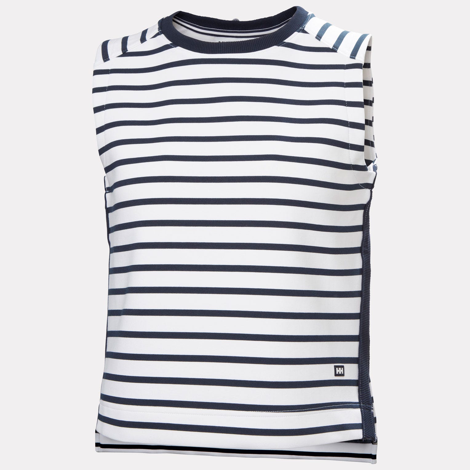 Women's Capri Summer Top - 001 WHITE NAVY