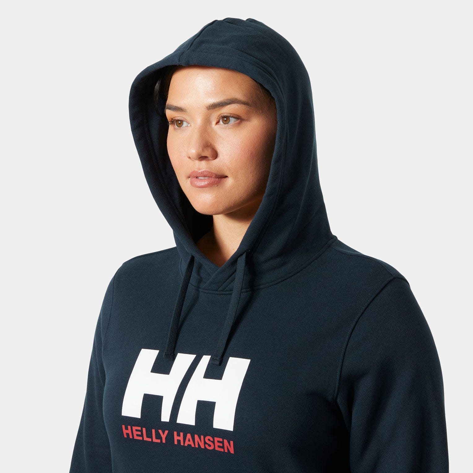 Women's HH Logo Hoodie - 597 NAVY