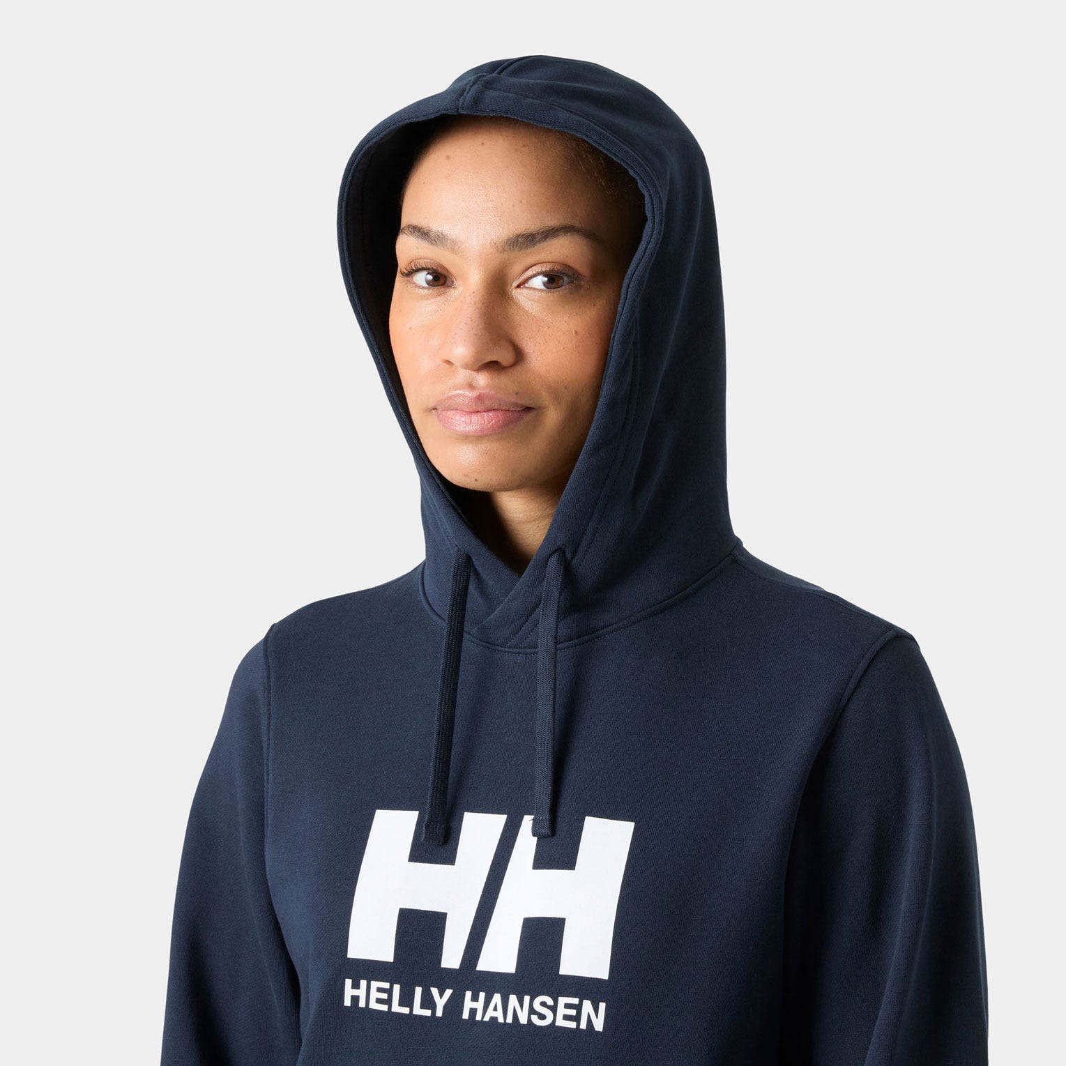 Women's HH Logo Hoodie - 598 NAVY