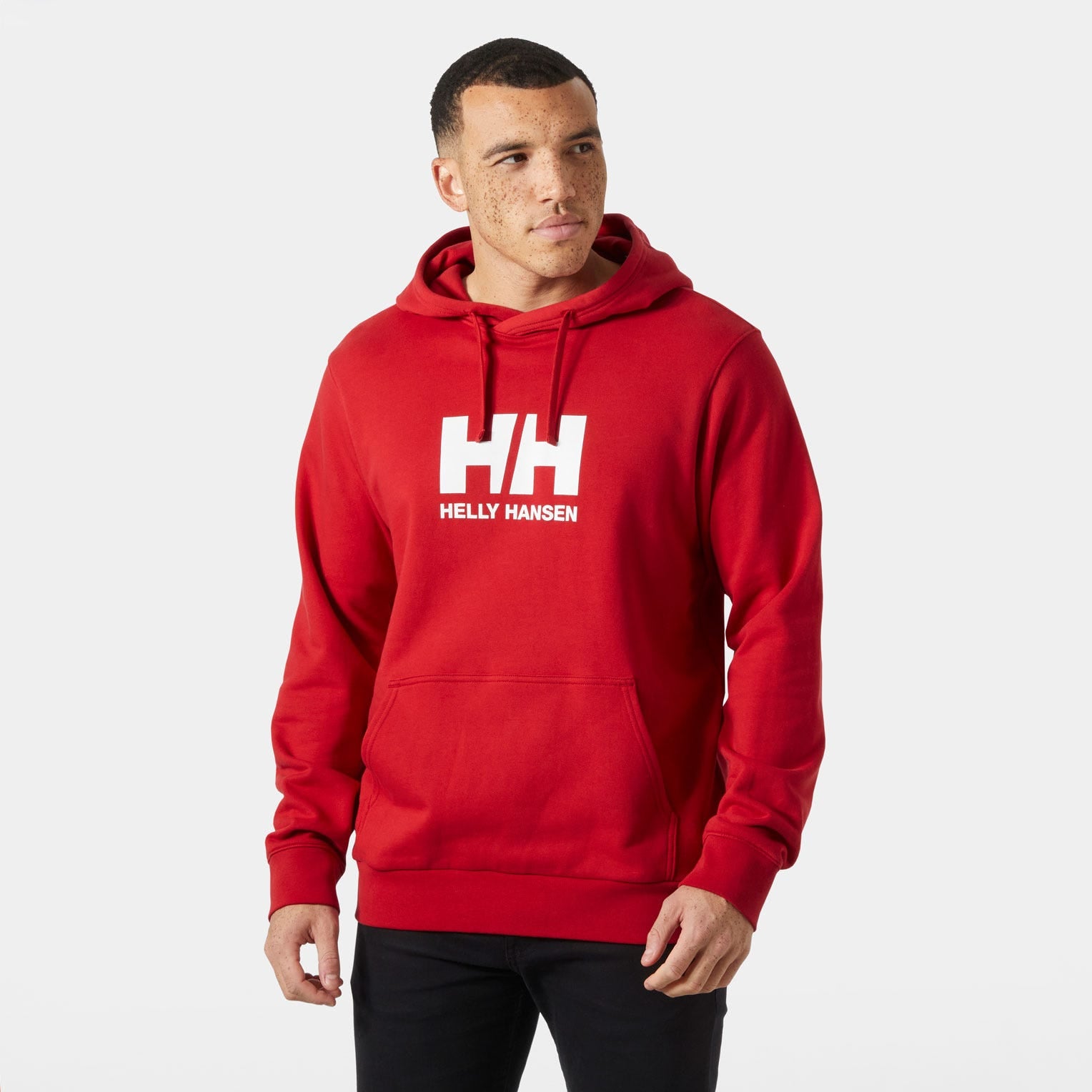 Men's HH Logo Hoodie - 162 RED