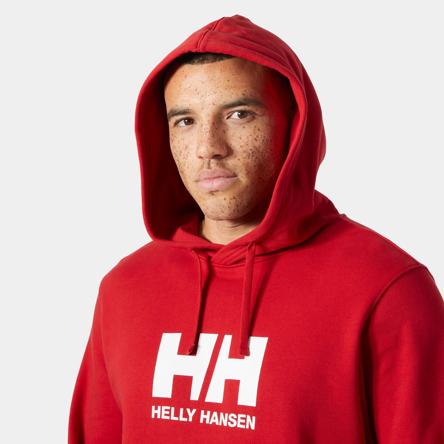 Men's HH Logo Hoodie - 162 RED