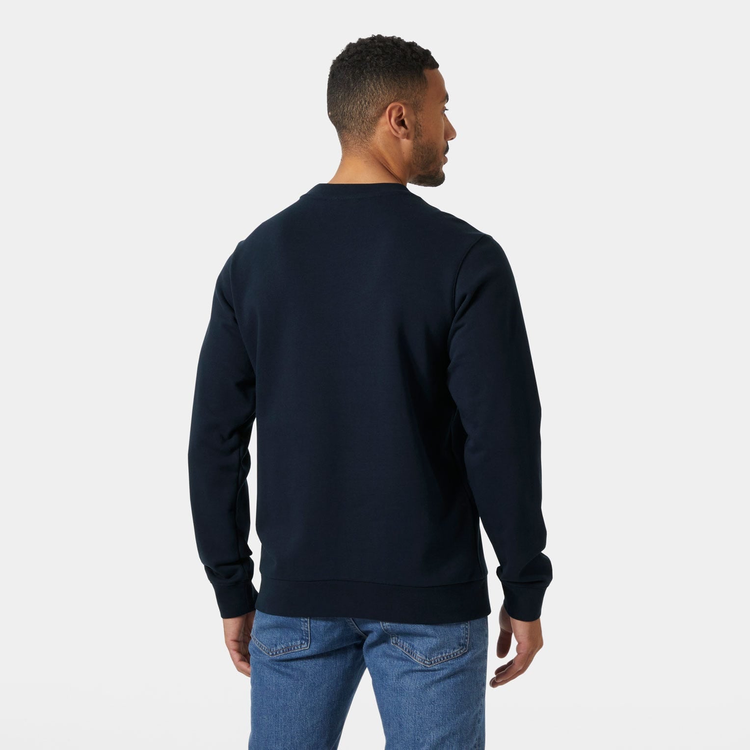 Men's HH Logo Crew Sweatshirt - 597 NAVY