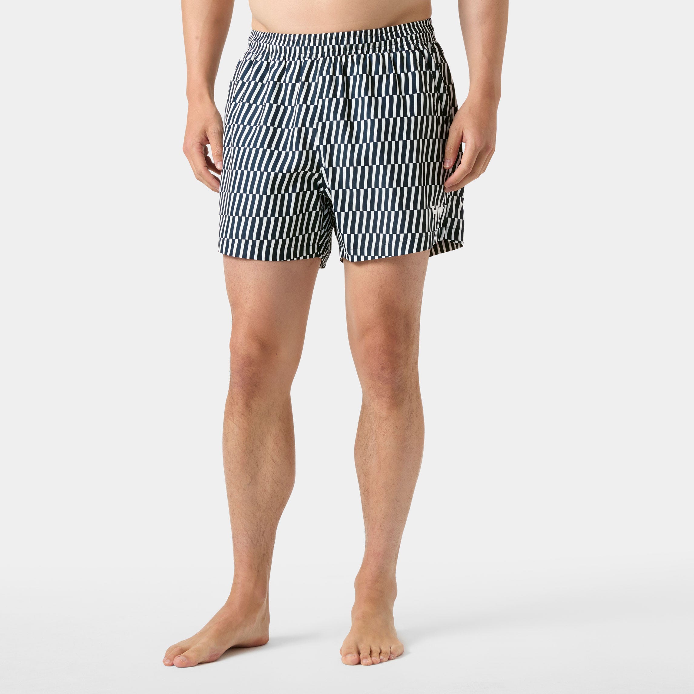 Men's Newport Trunk 4.5" - 597 NAVY OFFSET STRIPE AOP
