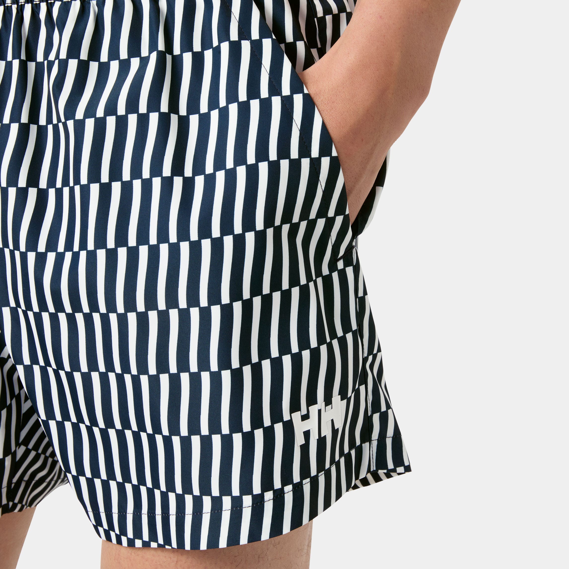Men's Newport Trunk 4.5" - 597 NAVY OFFSET STRIPE AOP