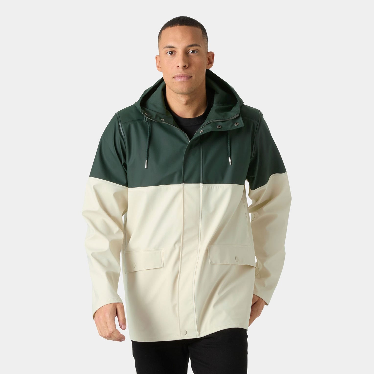 Men's Moss Block Coat - 035 CREAM