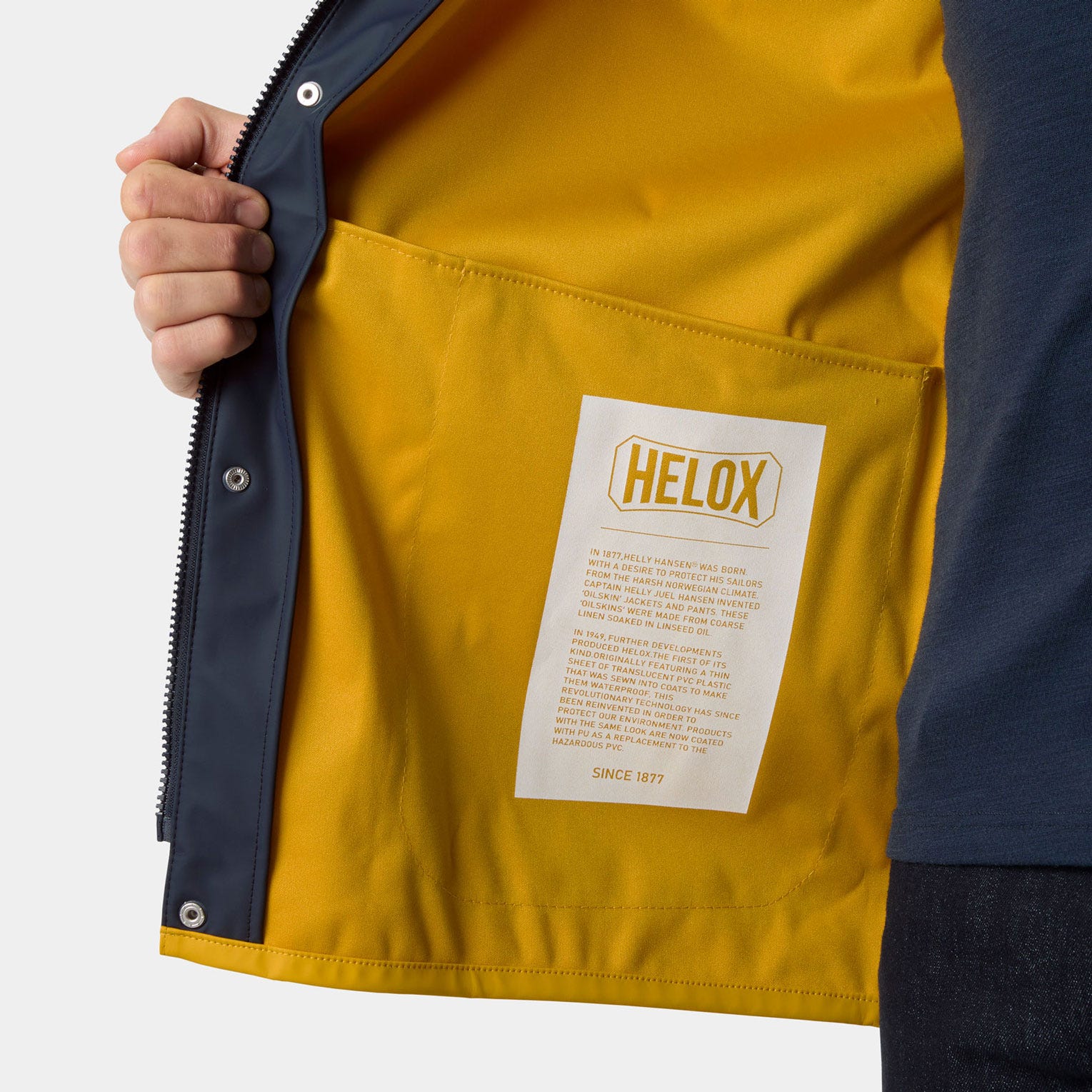Men's Moss Block Coat - 345 ESSENTIAL YELLOW