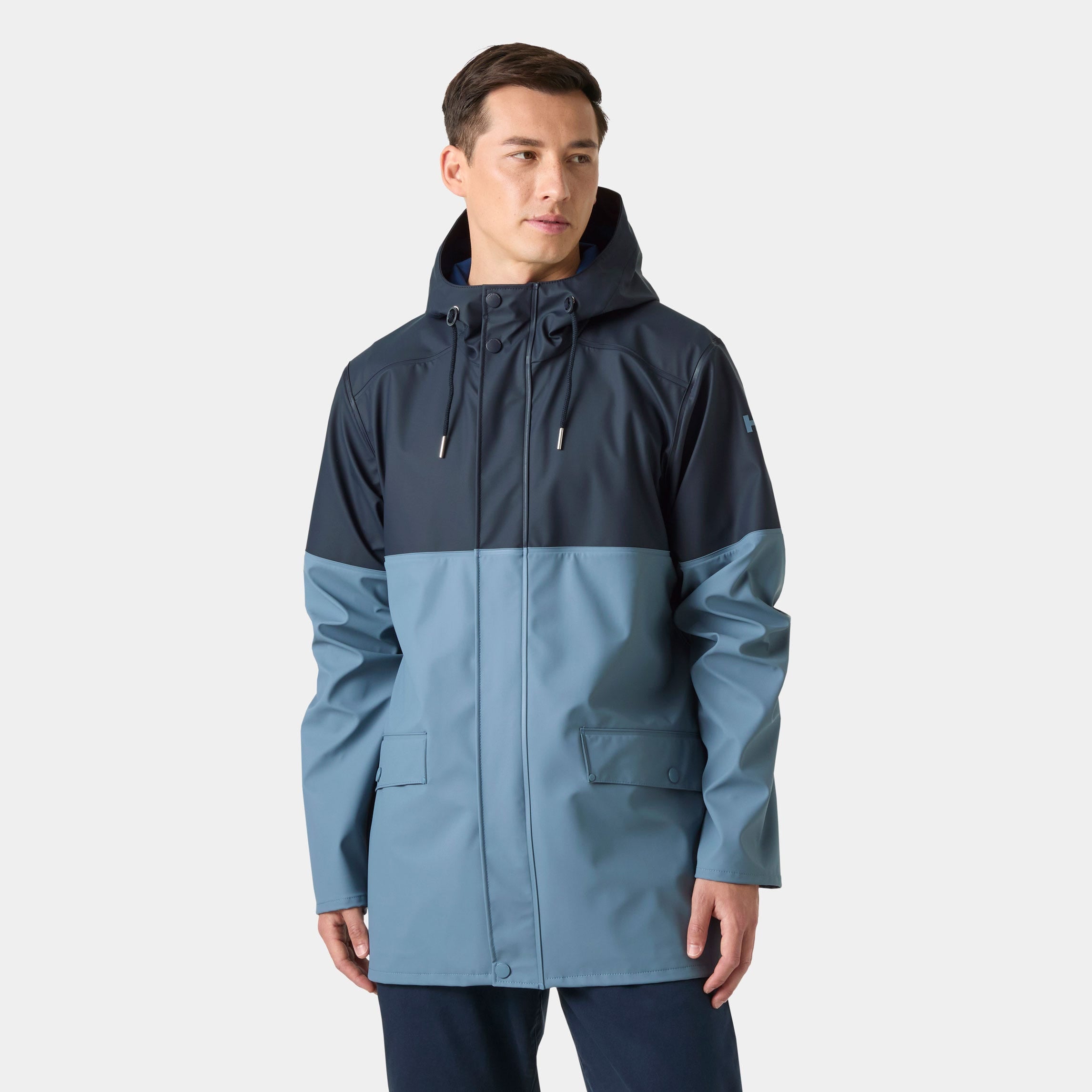 Men's Moss Block Coat - 601 WASHED NAVY