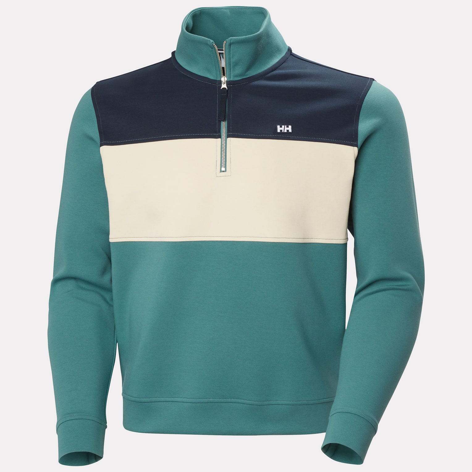 Men's Koster Sweat Half-Zip - 494 OPAL GREEN