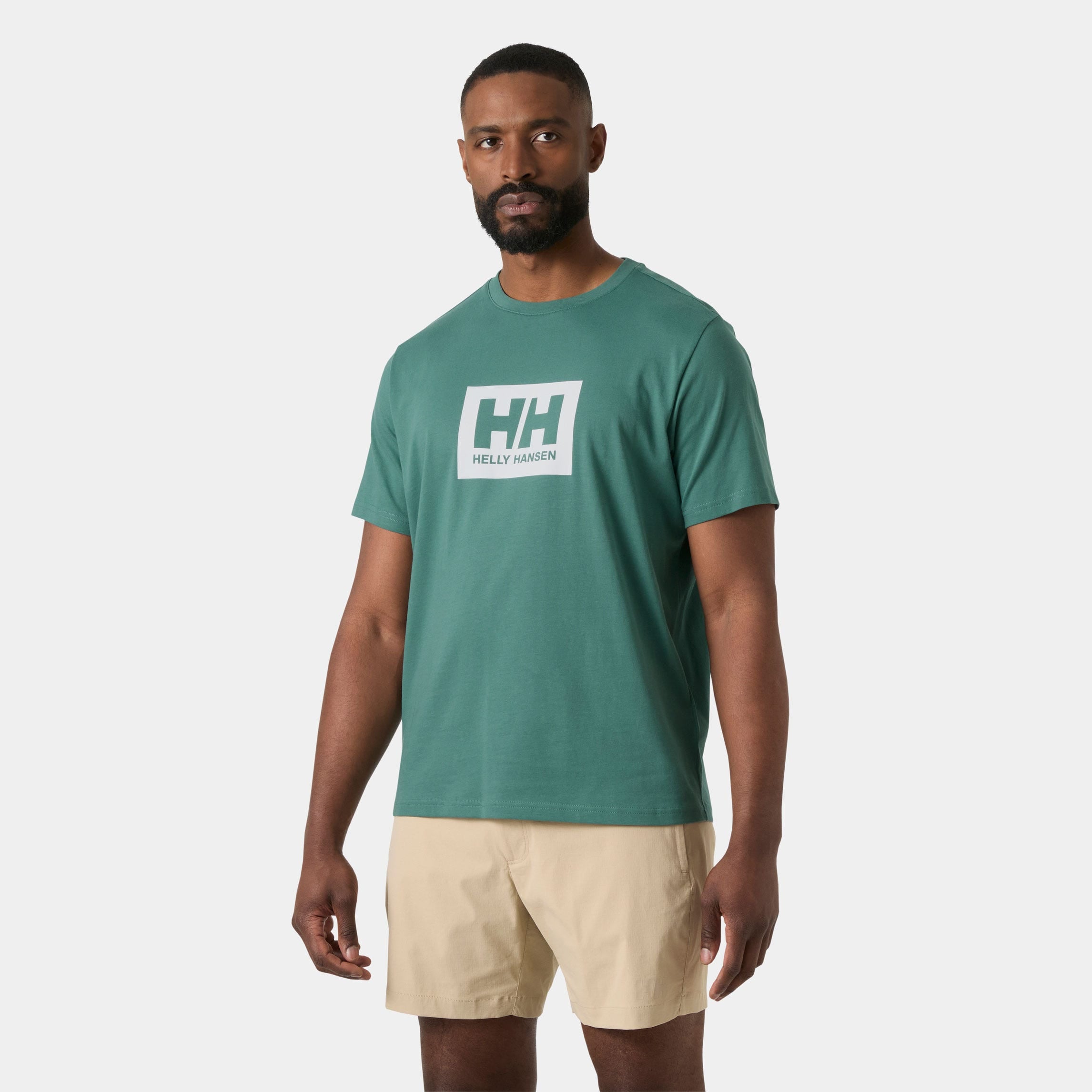 Men's HH Box T-Shirt 2.0 - 494 OPAL GREEN