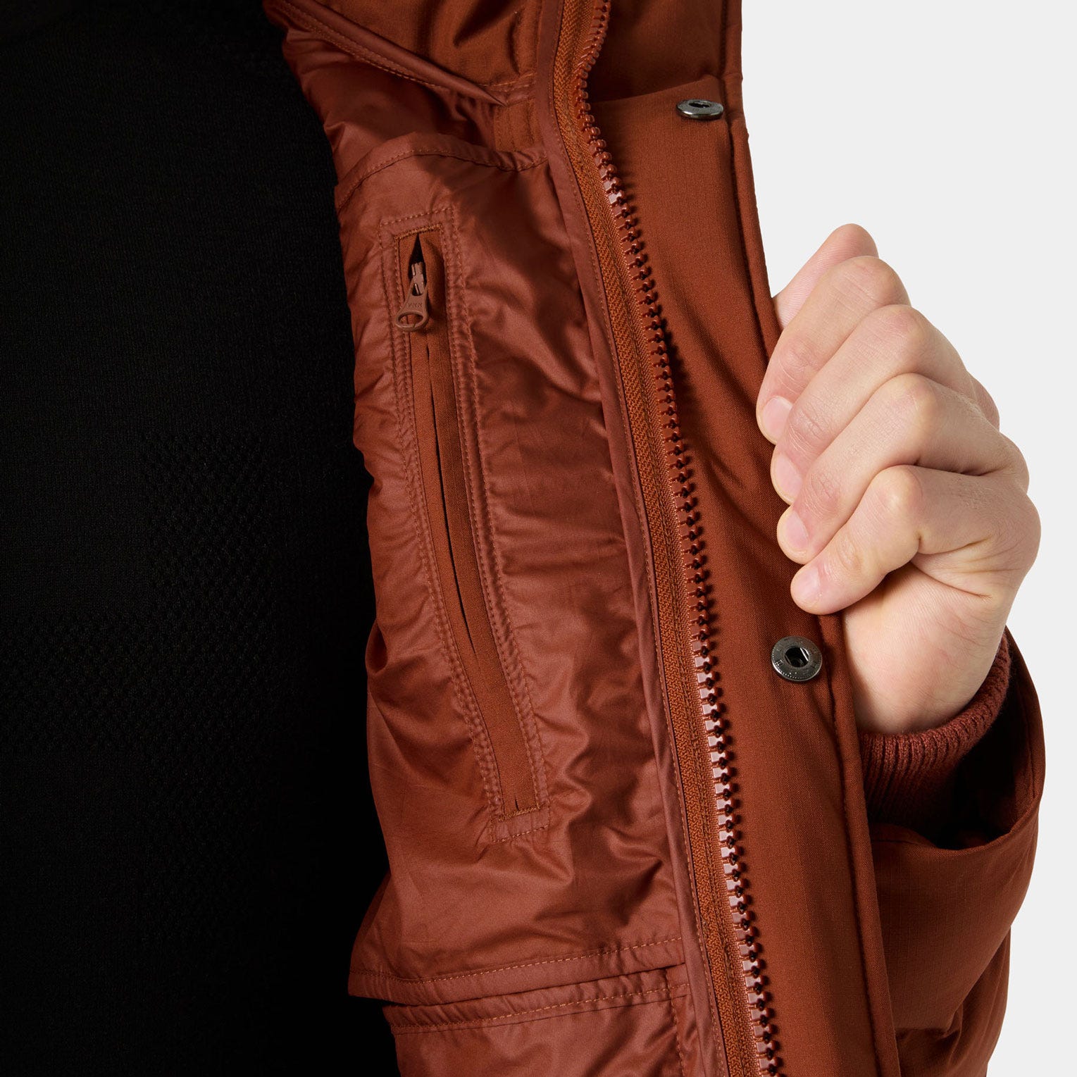 Men’s Saxon Peak Puffy Jacket - 301 IRON OXIDE