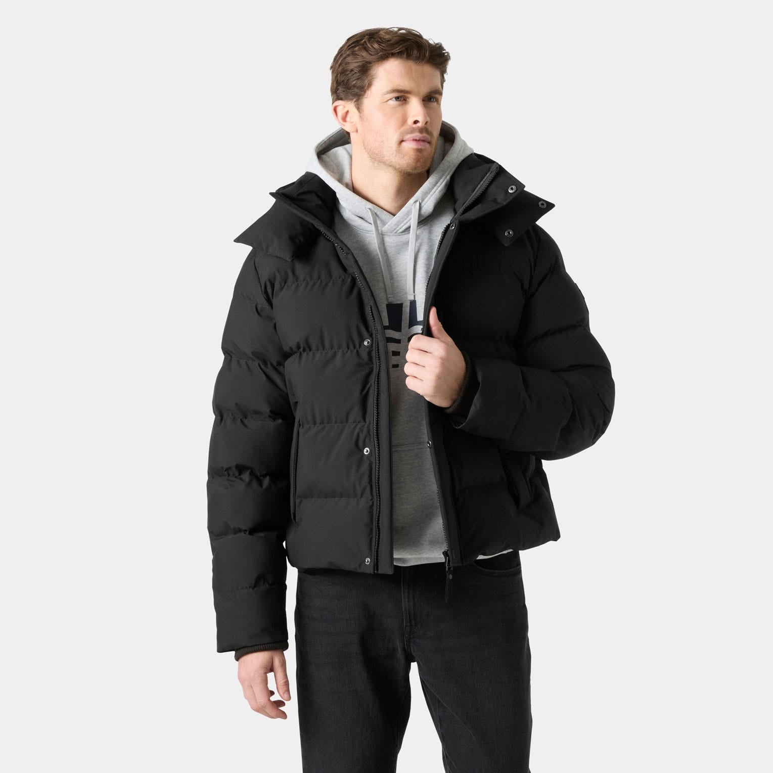 Men’s Saxon Peak Puffy Jacket - 990 BLACK