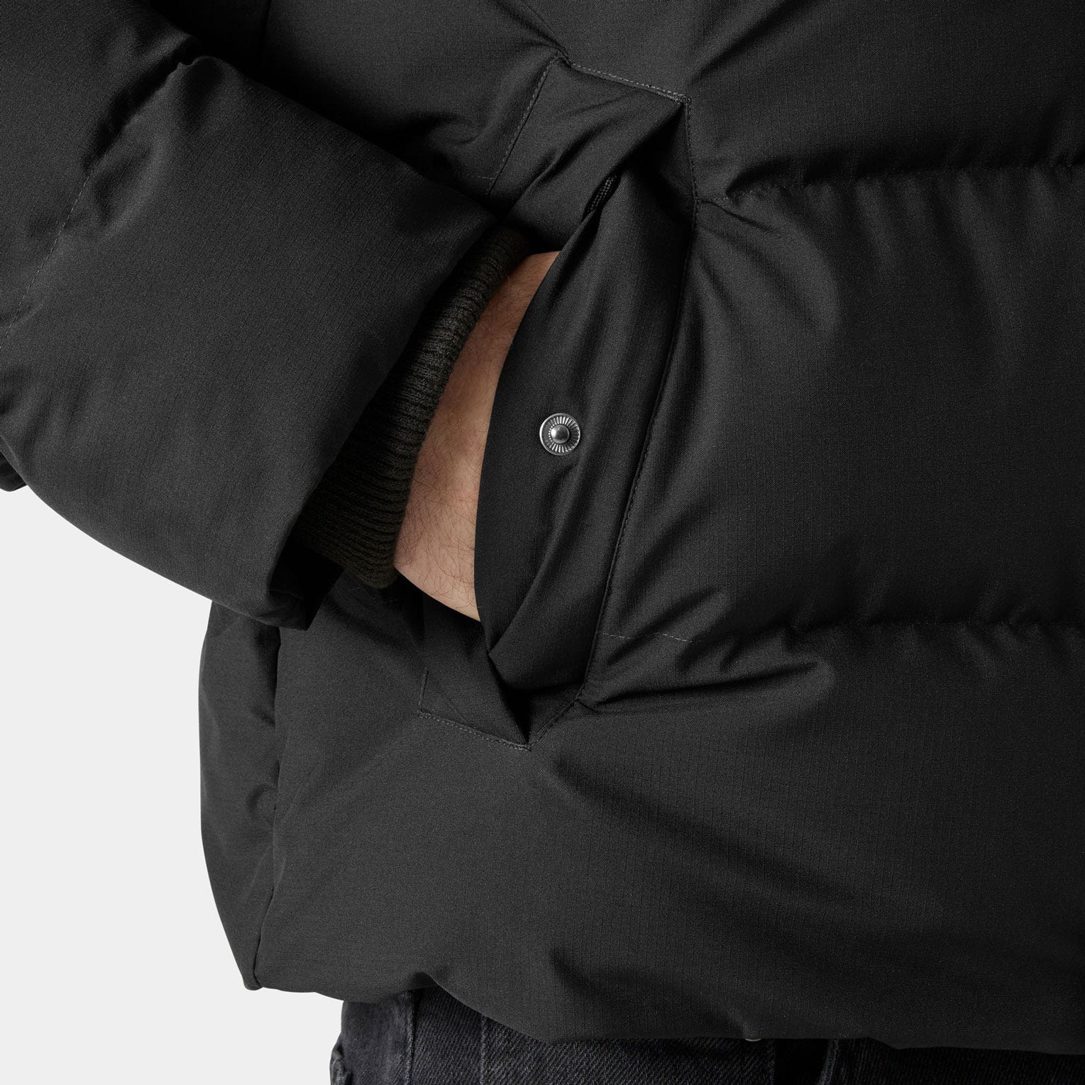 Men’s Saxon Peak Puffy Jacket - 990 BLACK