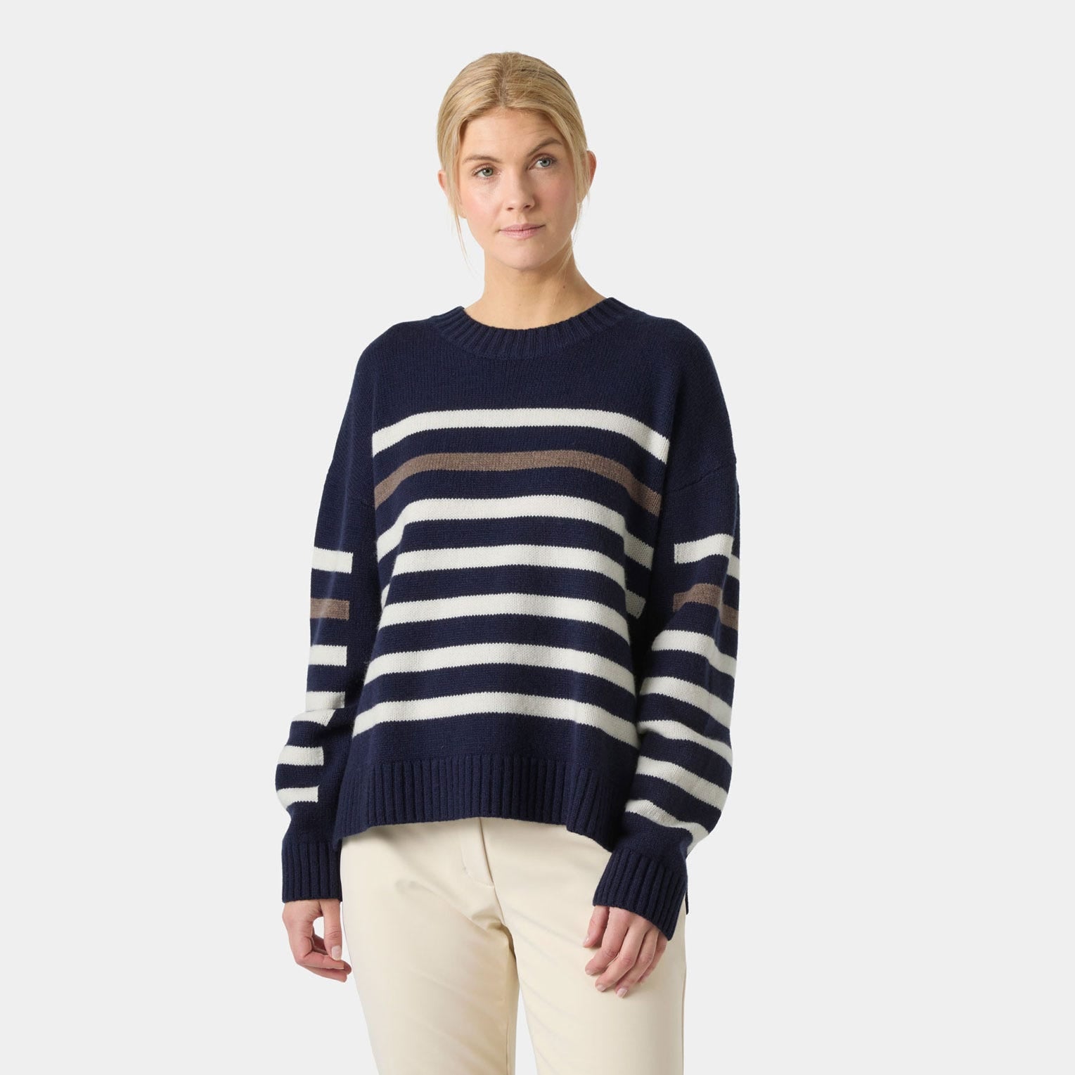 Women's Bliss Ski Knit Sweater - 597 NAVY