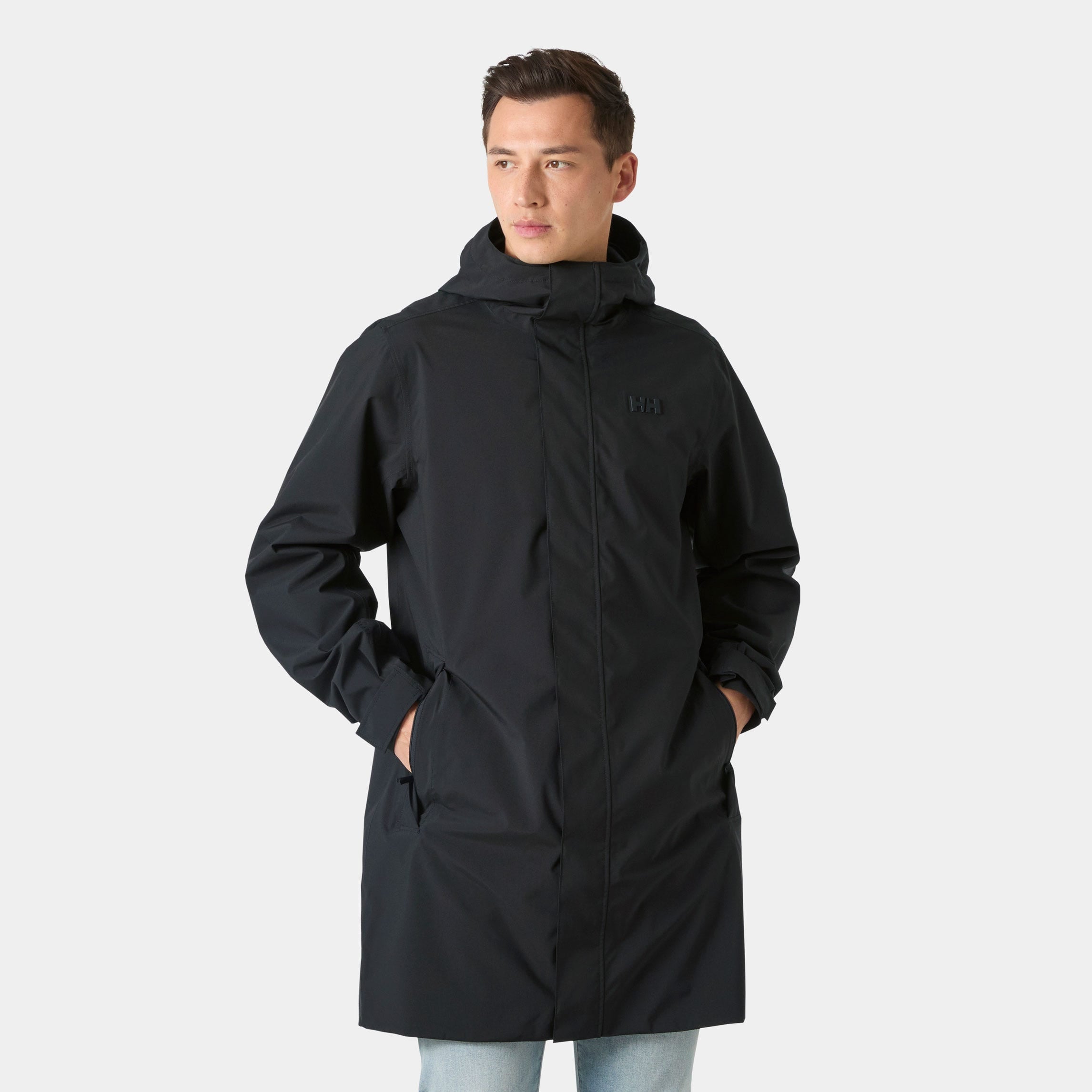 Men's Brussel Raincoat - 990 BLACK