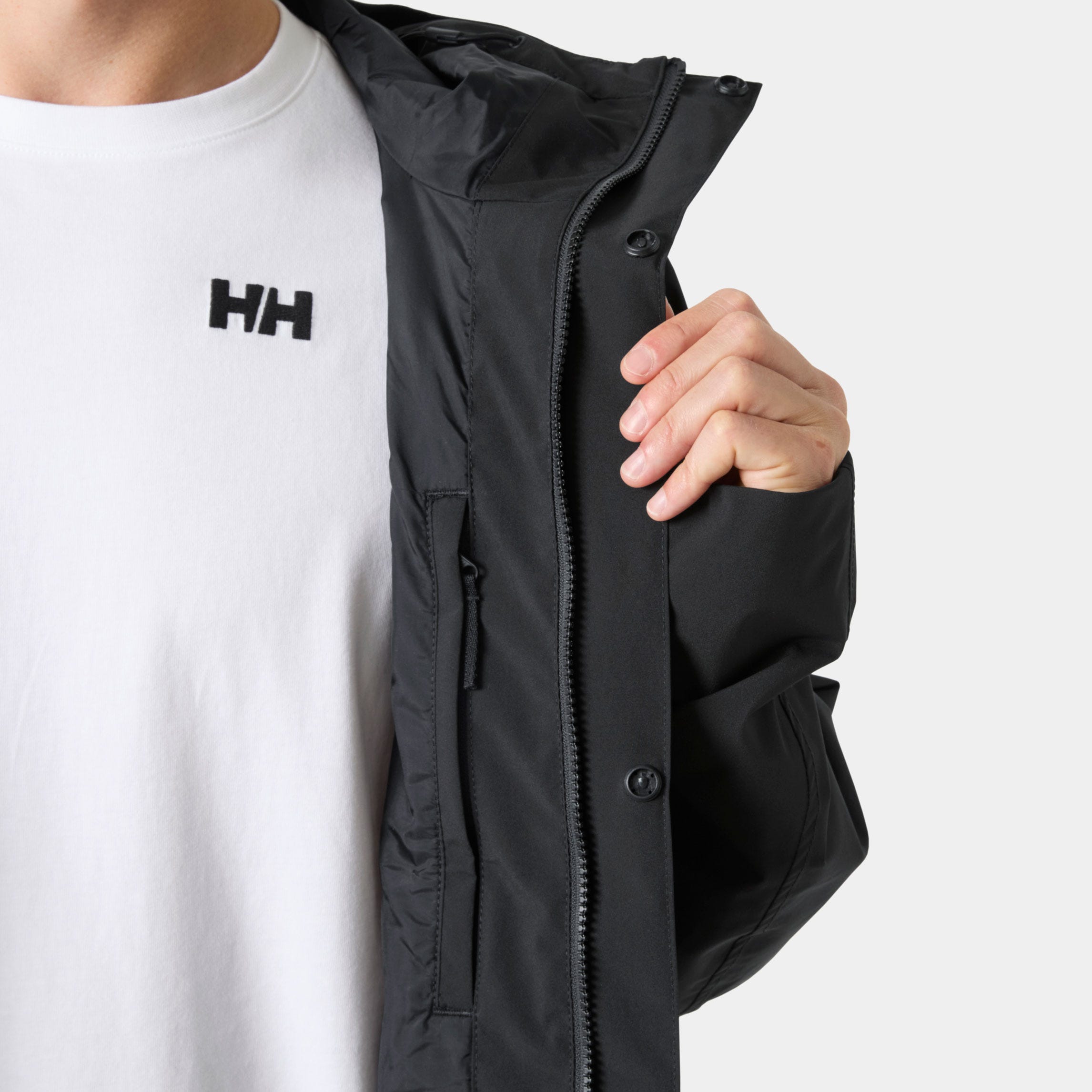 Men's Brussel Raincoat - 990 BLACK