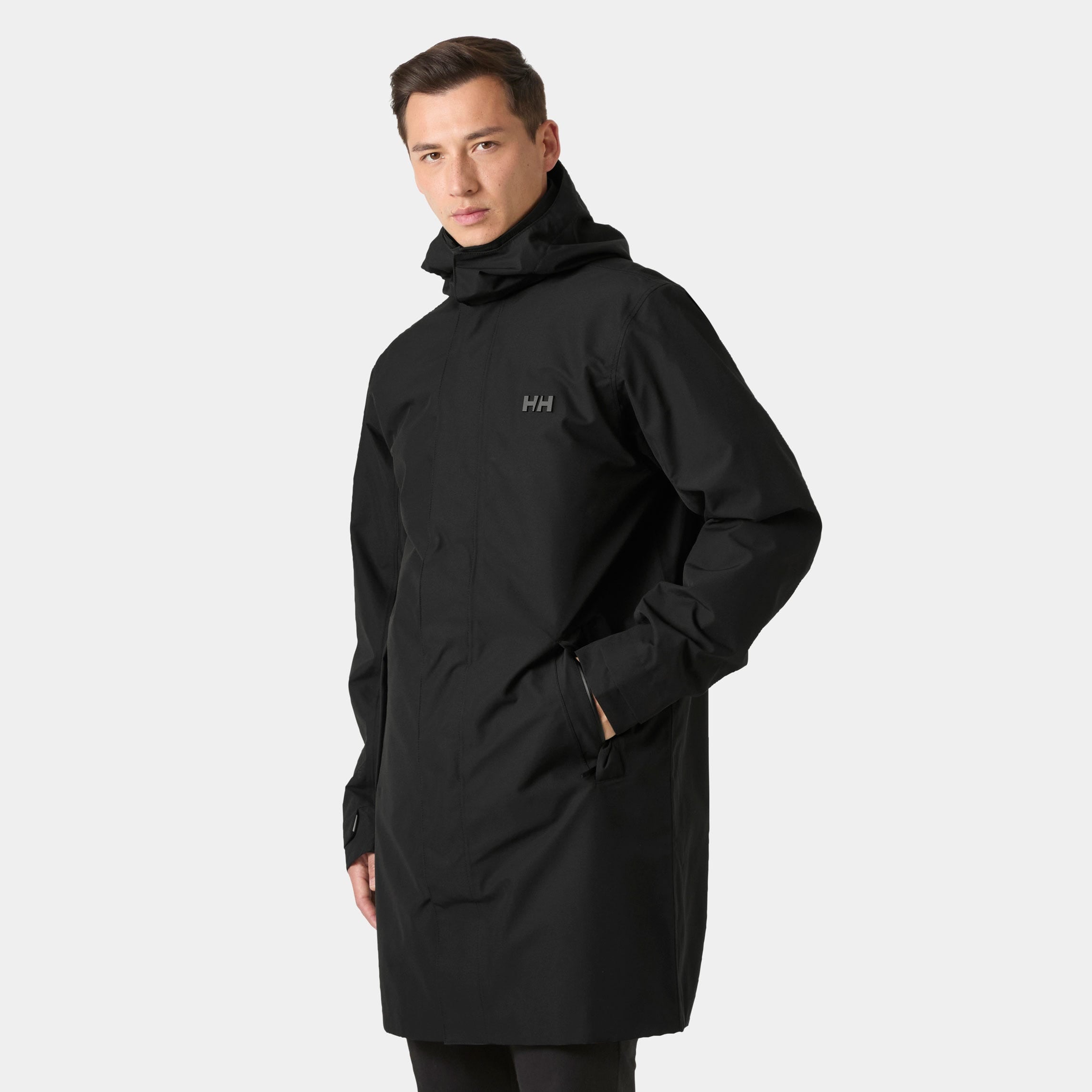 Men's City Raincoat - 990 BLACK