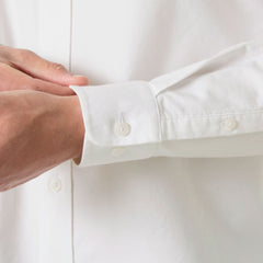 Men's Shore Long Sleeve Shirt - 001 WHITE
