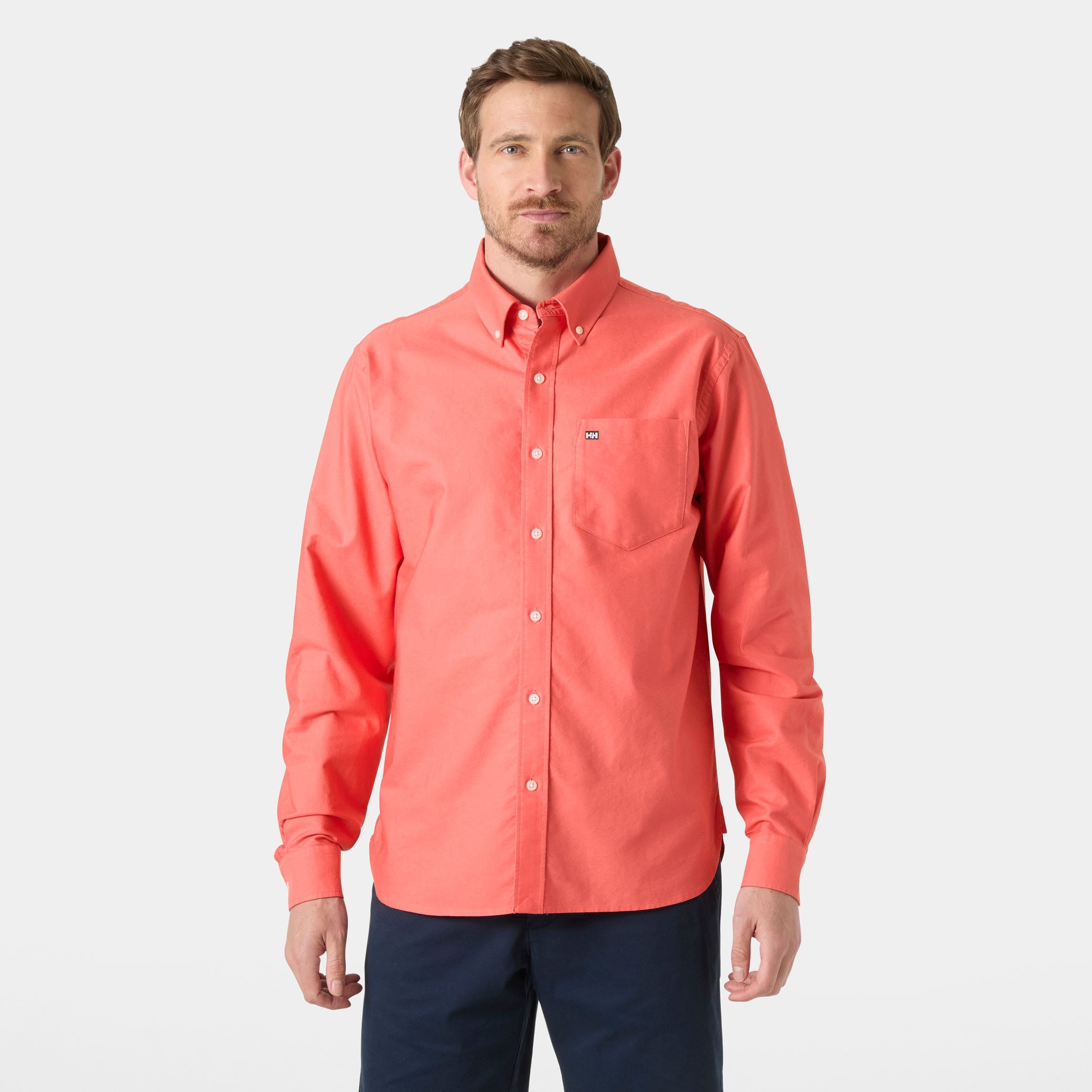 Men's Shore Long Sleeve Shirt - 098 NANTUCKET RED